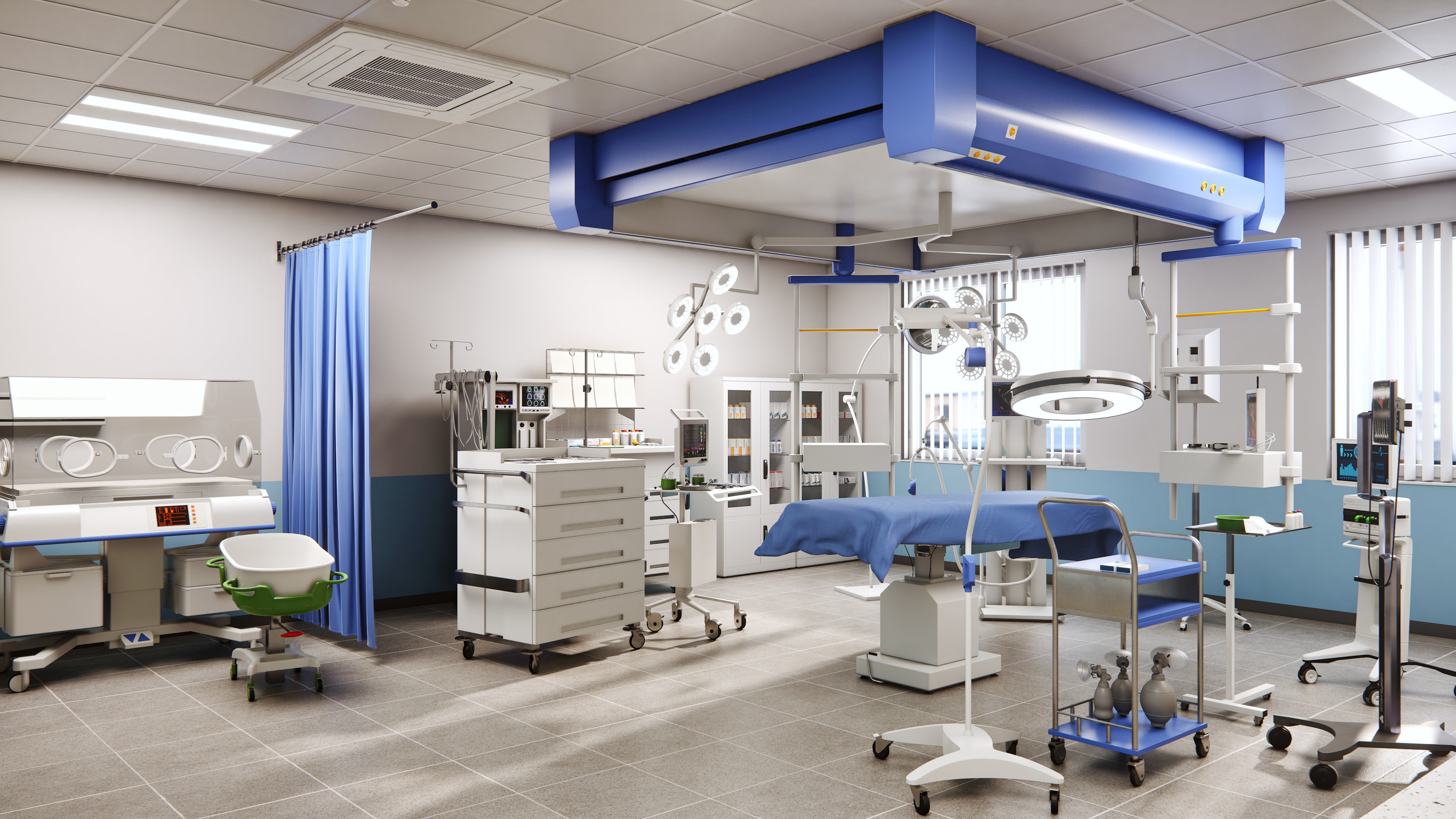 Archinteriors for UE vol 14 - hospital scene 3D model_11