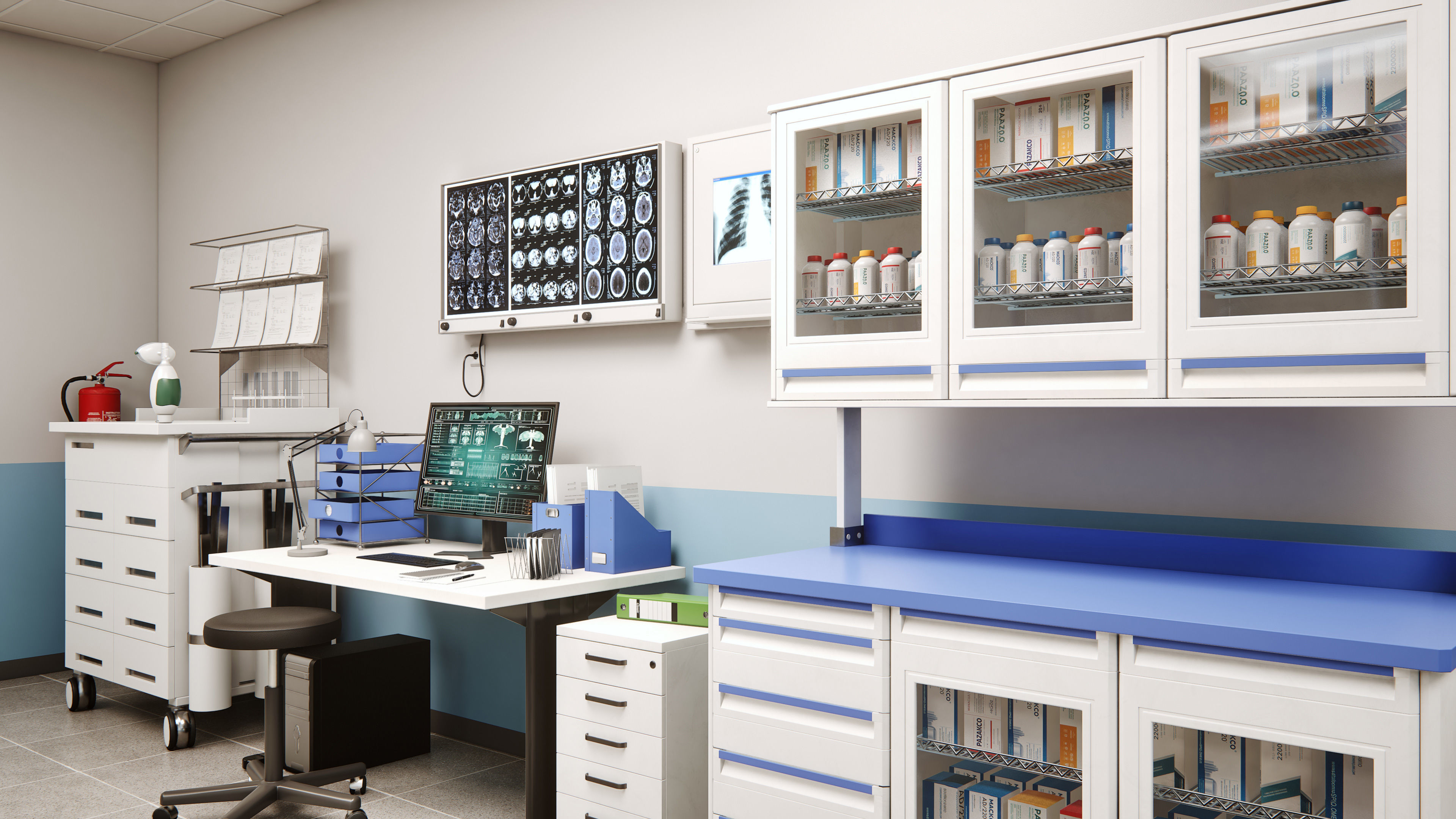 Archinteriors for UE vol 14 - hospital scene 3D model_16