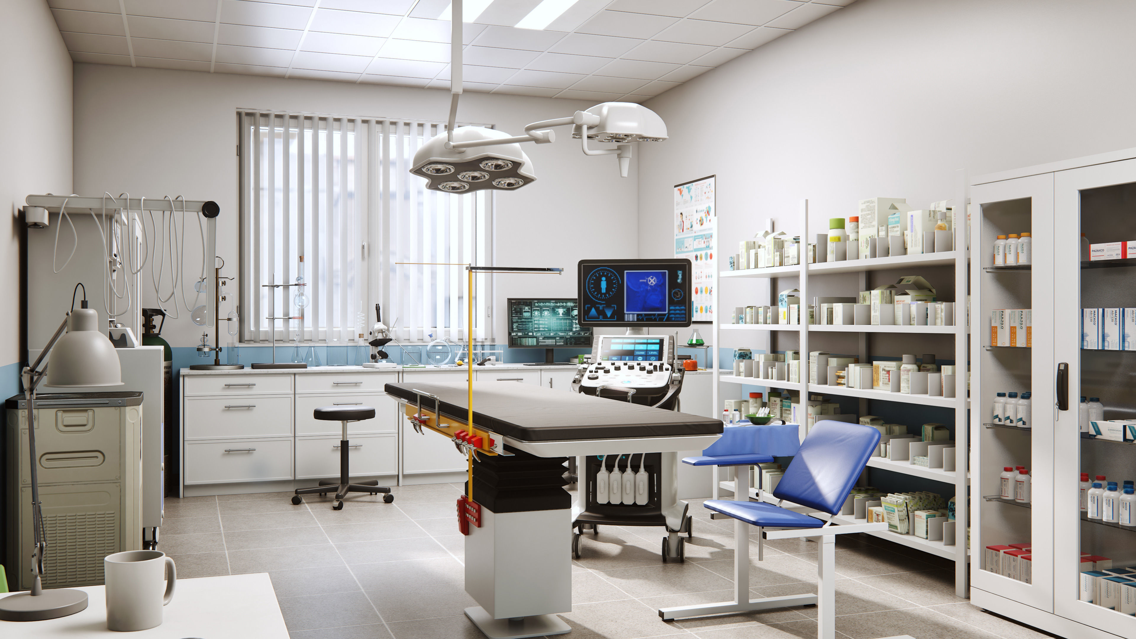 Archinteriors for UE vol 14 - hospital scene 3D model_9