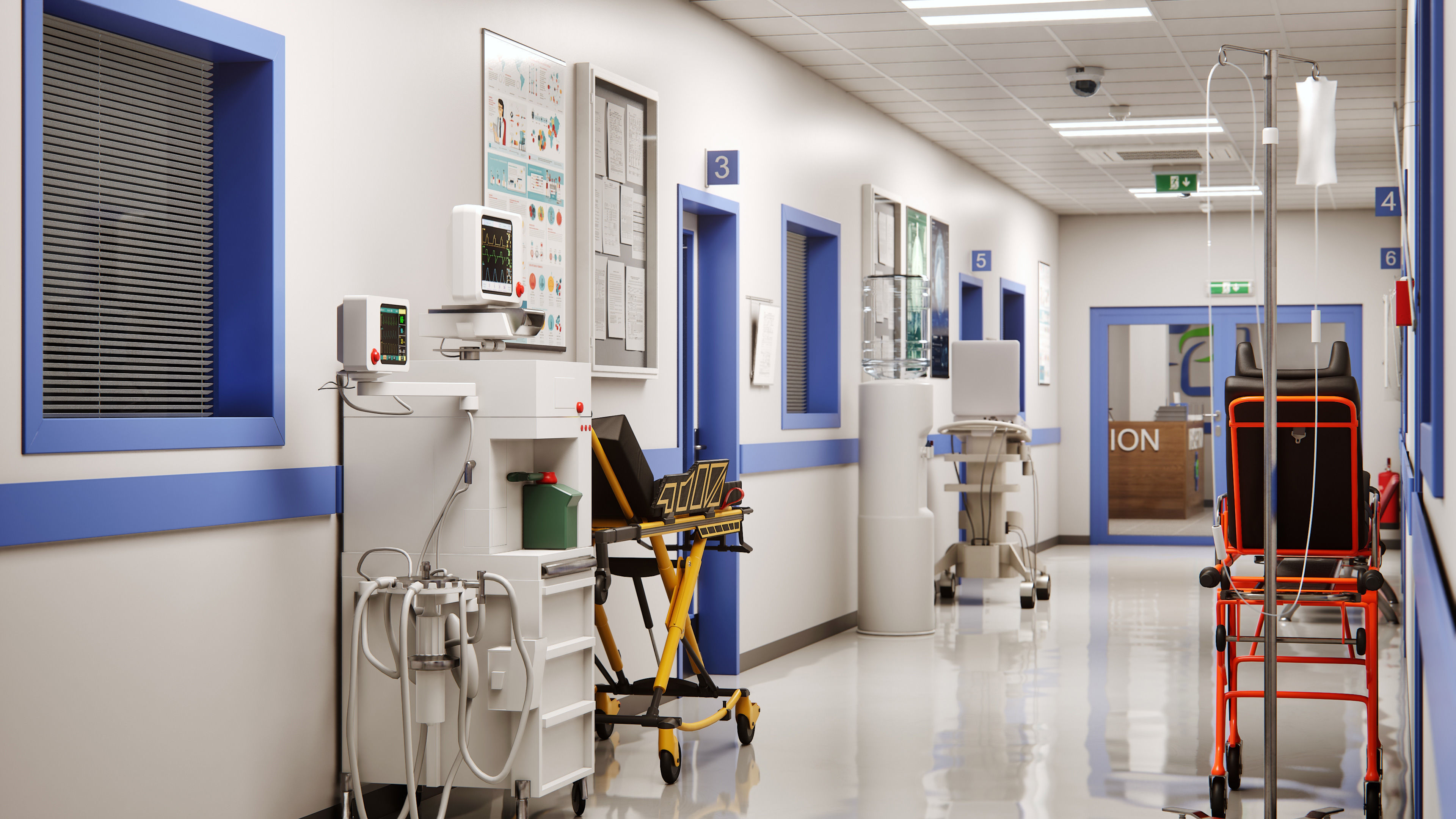 Archinteriors for UE vol 14 - hospital scene 3D model_5