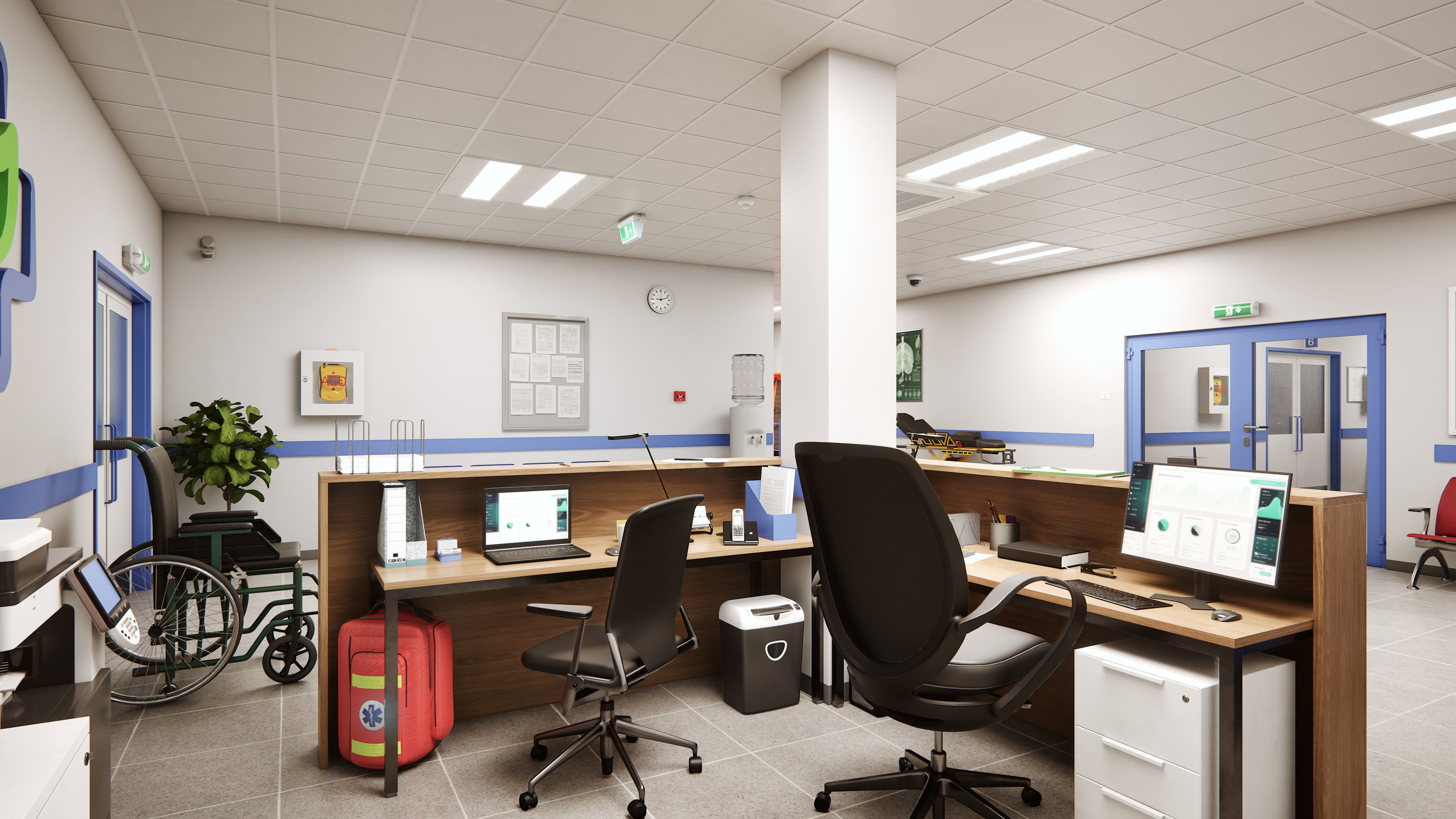 Archinteriors for UE vol 14 - hospital scene 3D model_12