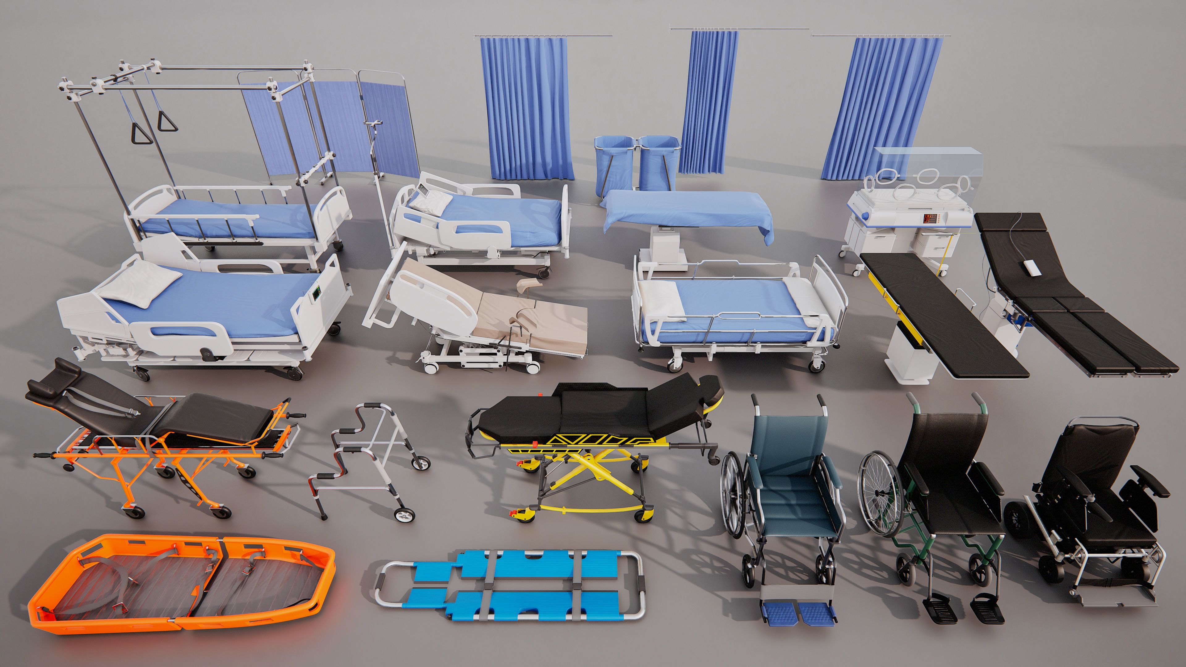 Archinteriors for UE vol 14 - hospital scene 3D model_22