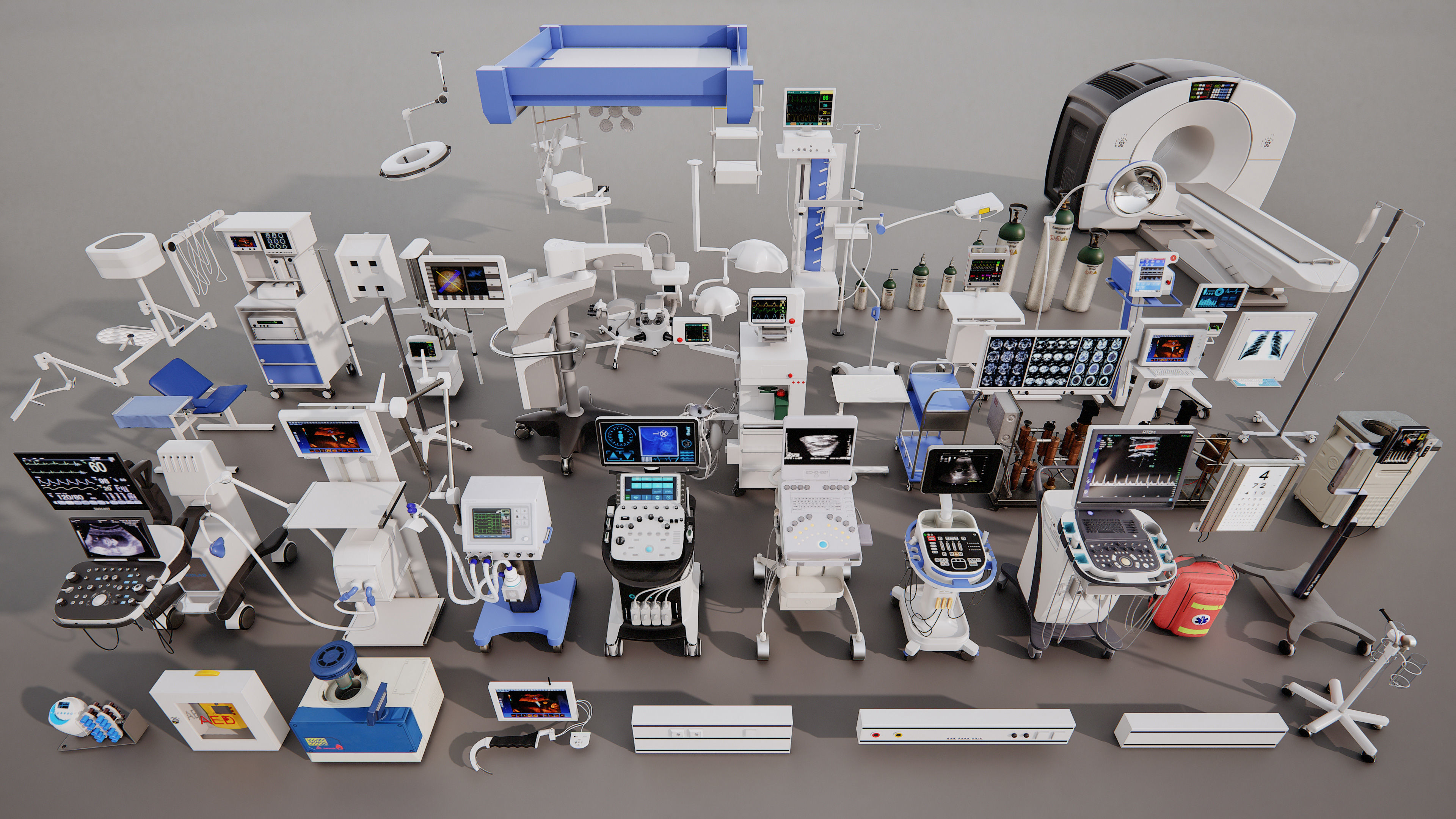 Archinteriors for UE vol 14 - hospital scene 3D model_24