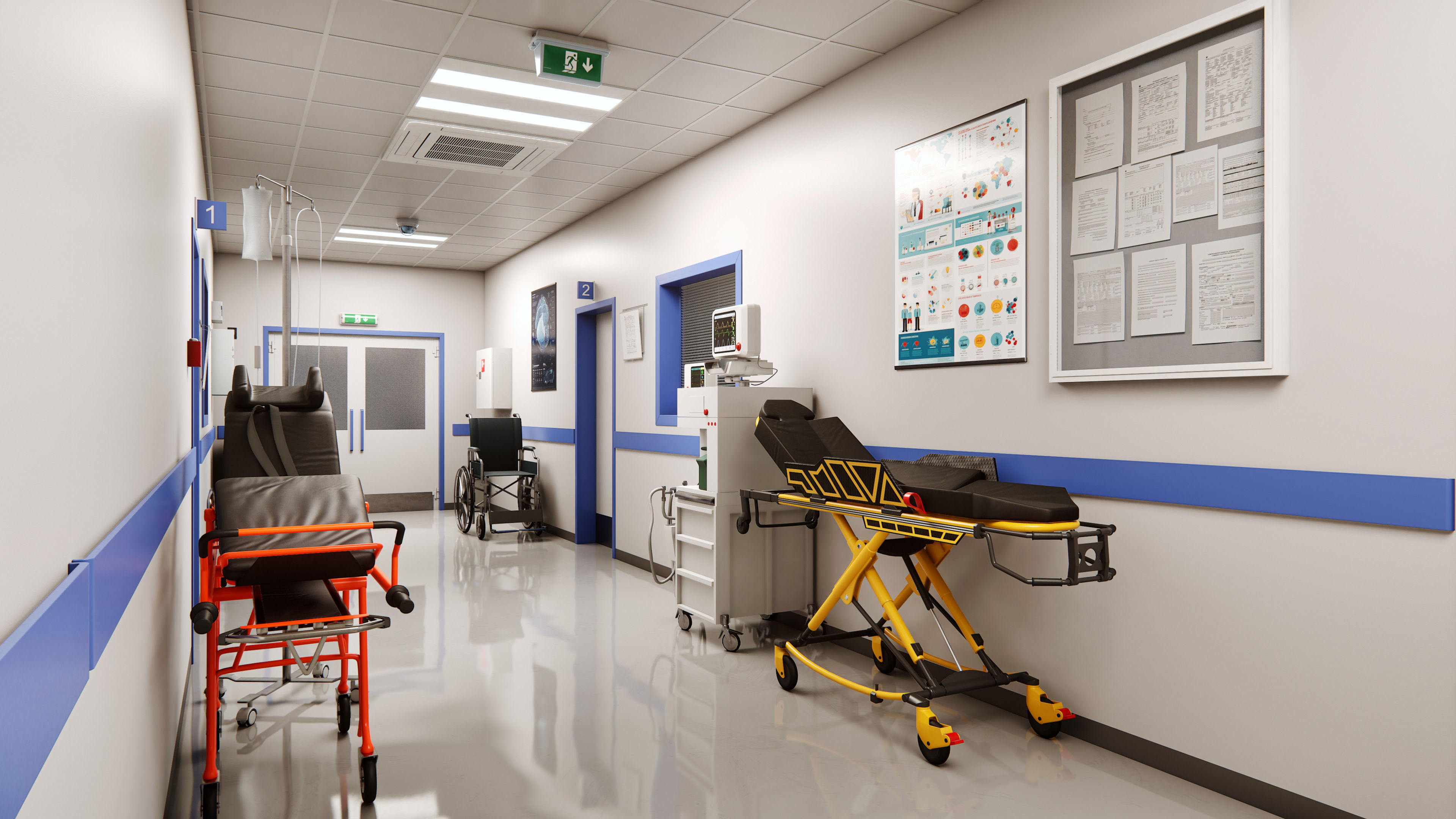 Archinteriors for UE vol 14 - hospital scene 3D model_17