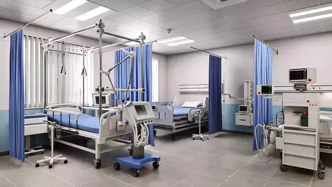 Archinteriors for UE vol 14 - hospital scene 3D model