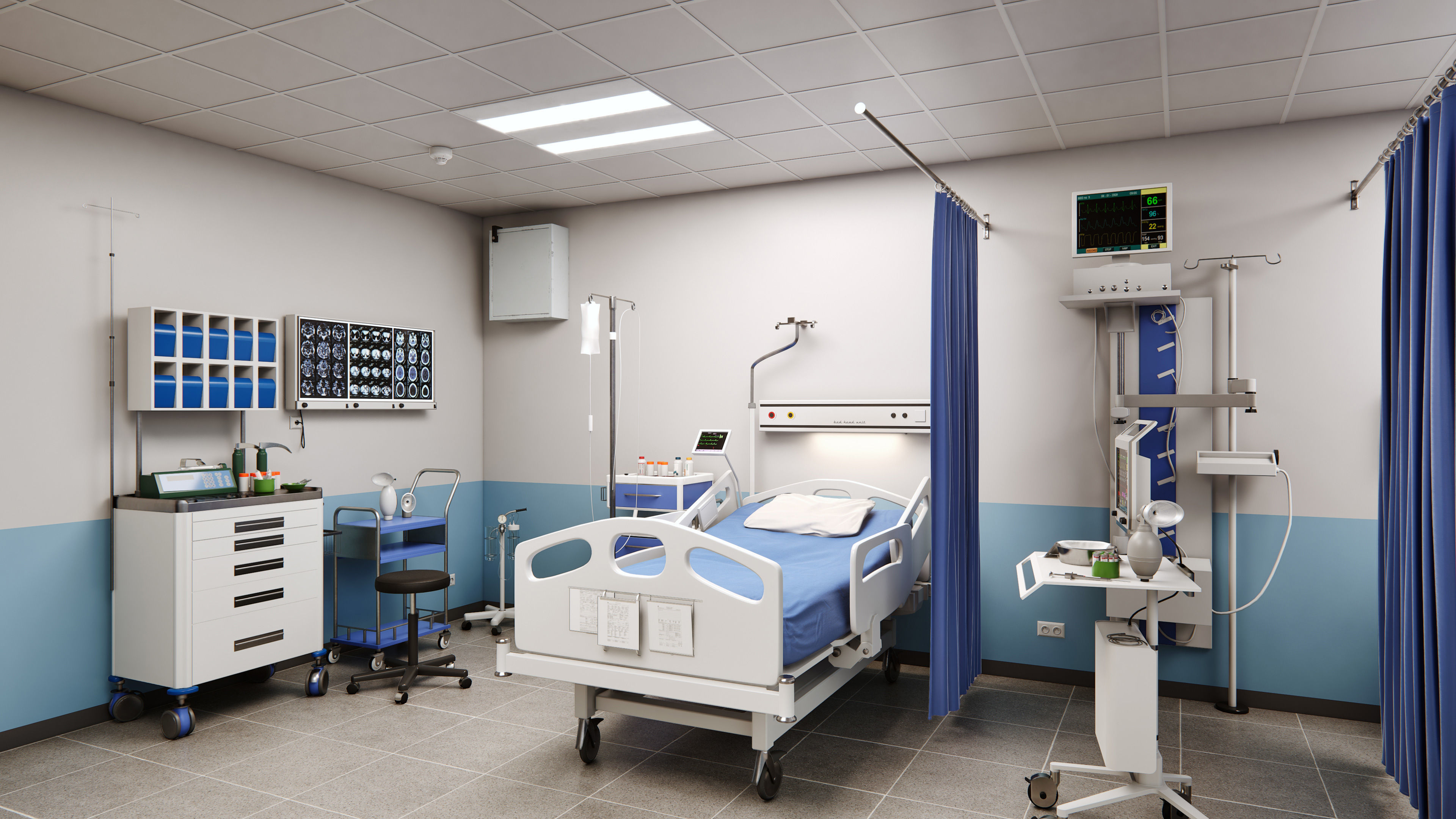 Archinteriors for UE vol 14 - hospital scene 3D model_2