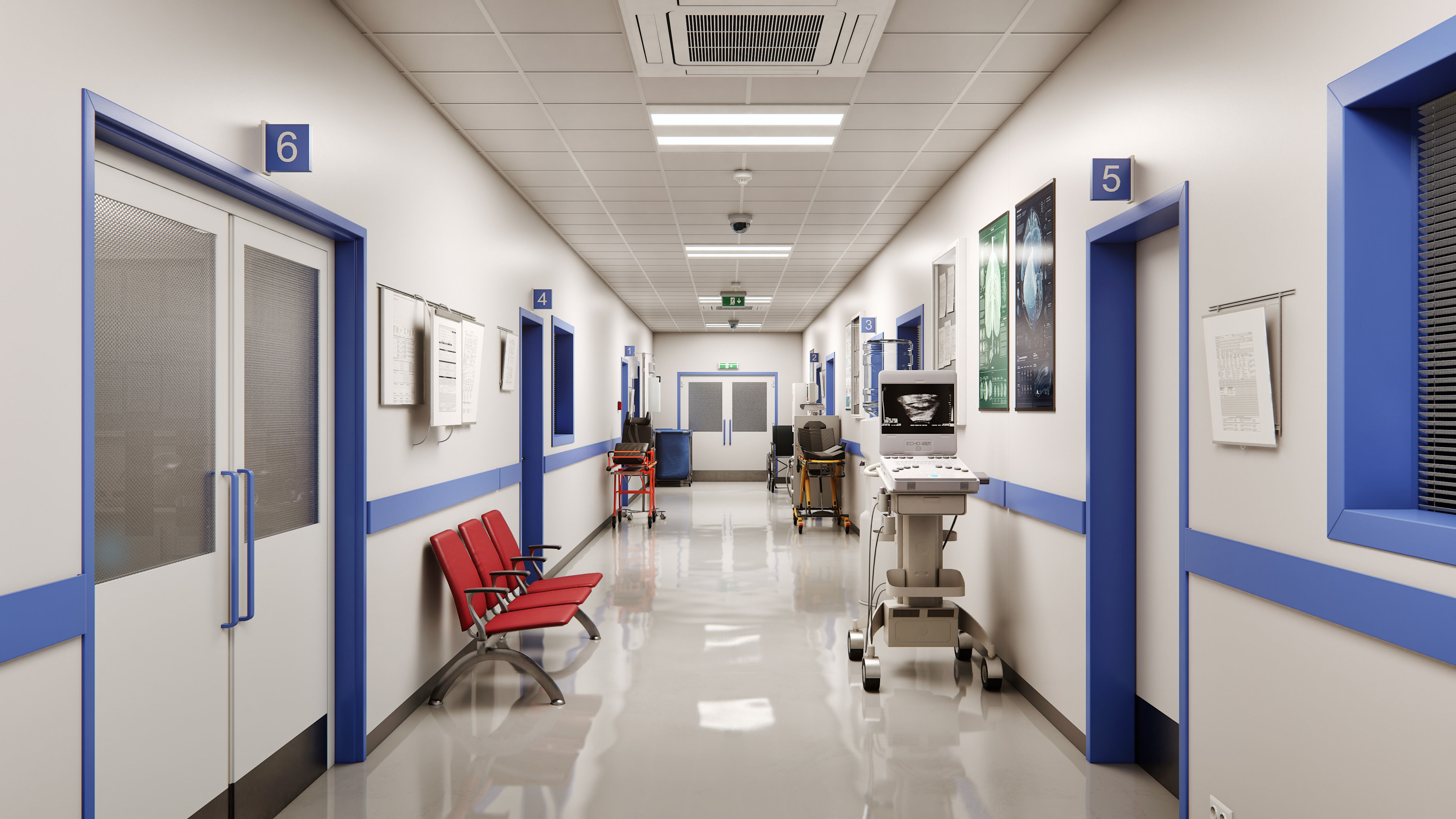 Archinteriors for UE vol 14 - hospital scene 3D model_4