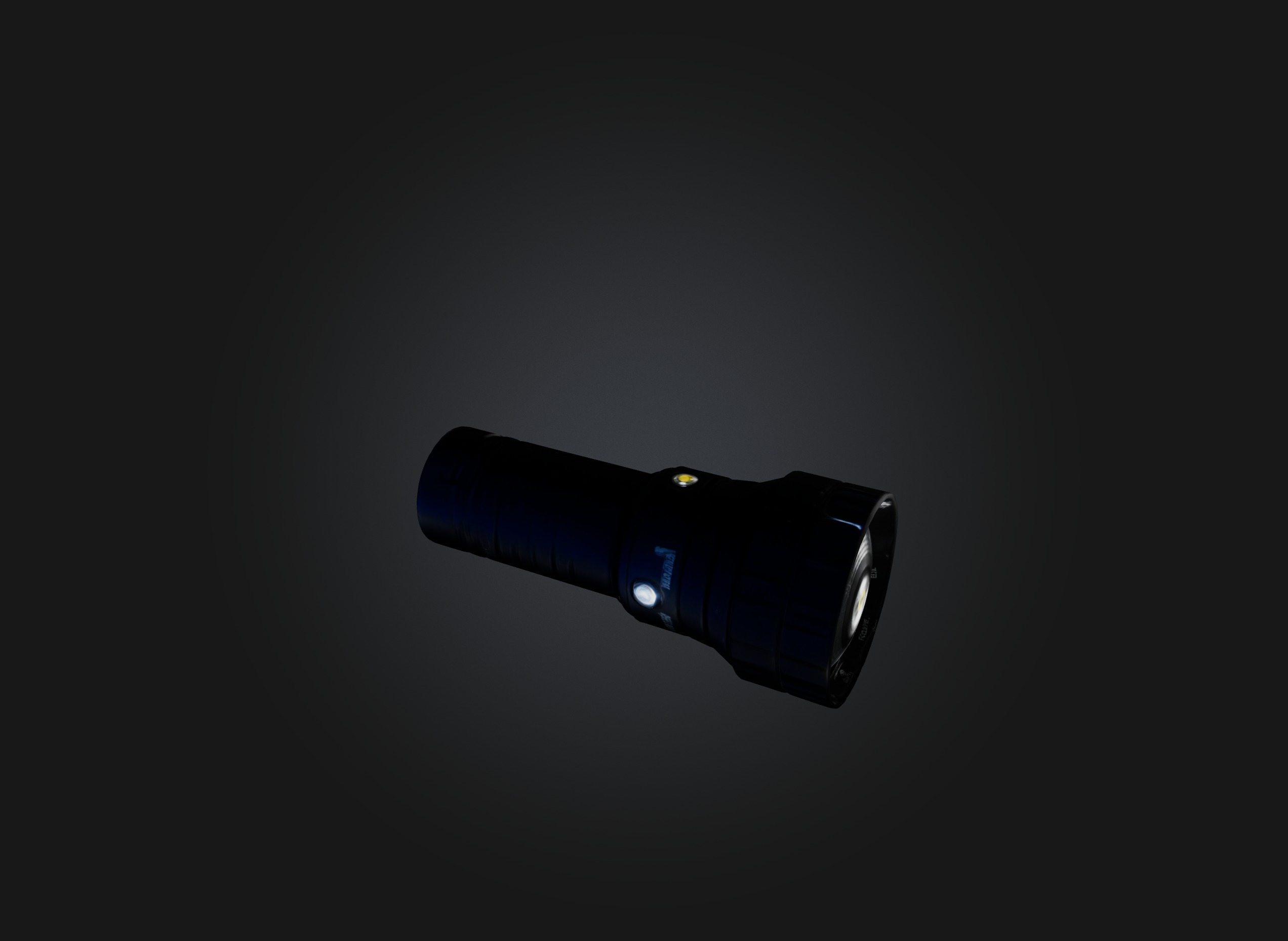 flashlight Low-poly 3D model_7