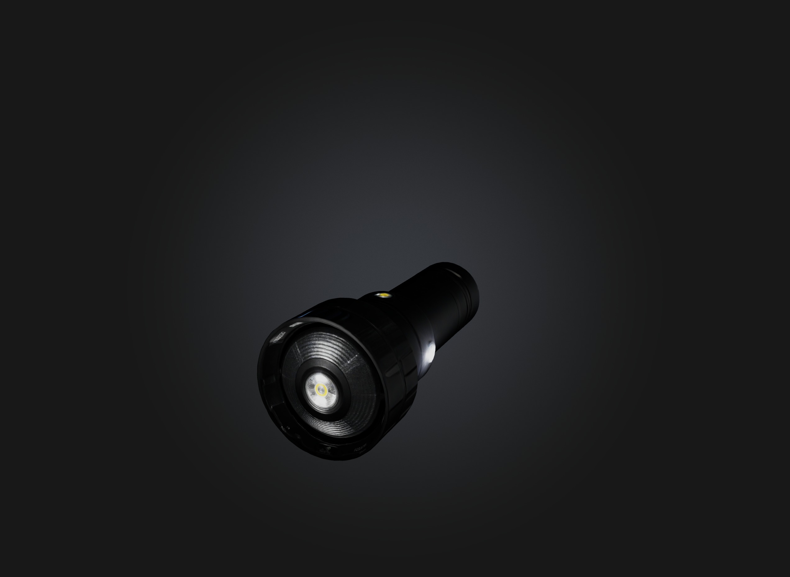 flashlight Low-poly 3D model_5