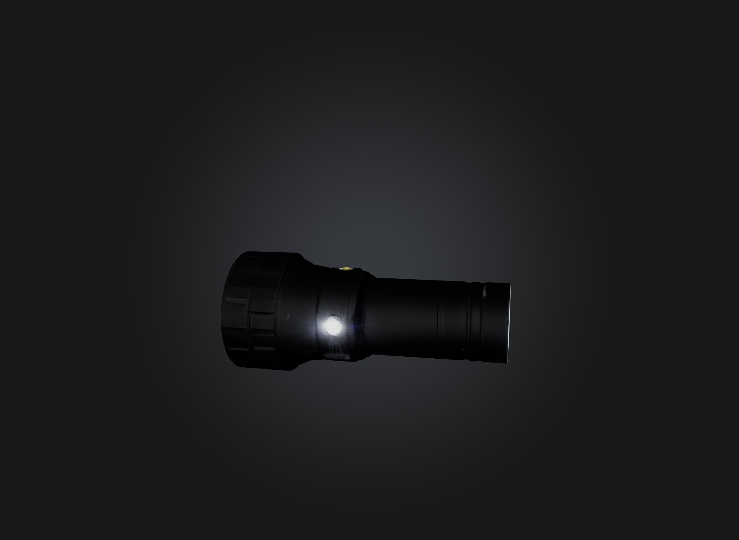 flashlight Low-poly 3D model_4