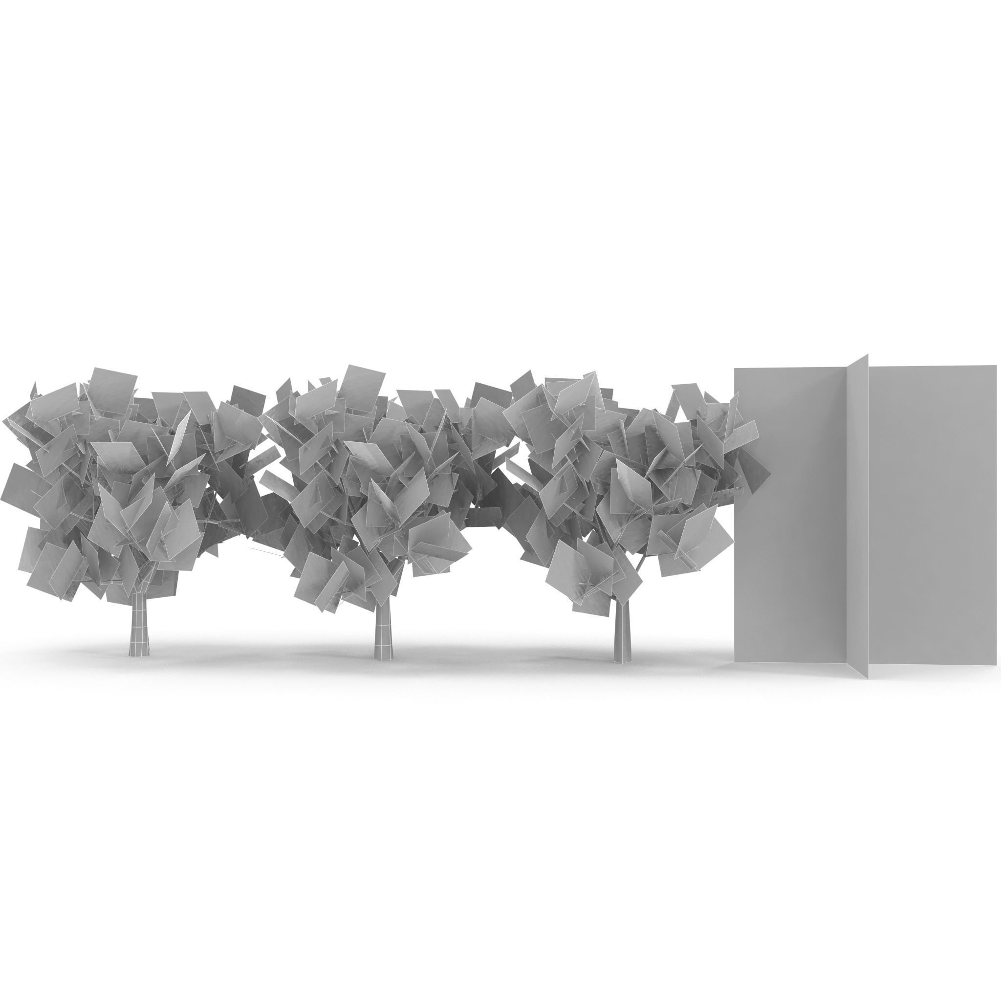 Horsechestnut Low Poly V2 Low-poly 3D model_12