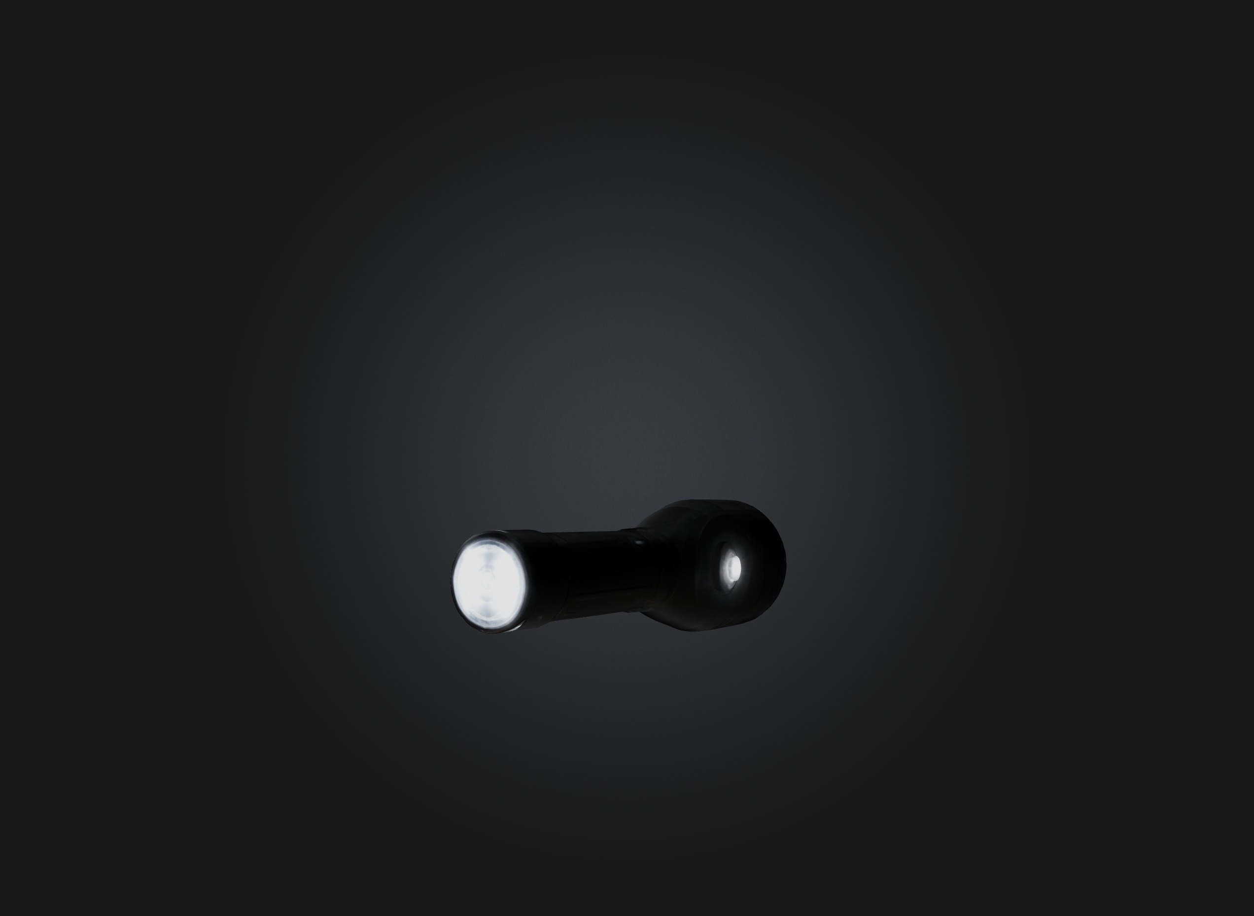 flashlight model 3D model_3