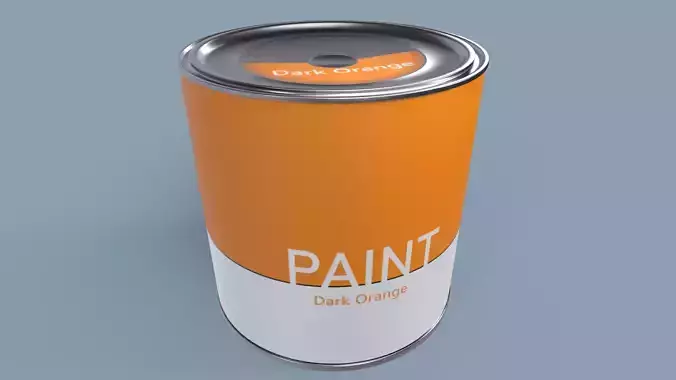 Paint Can Orange