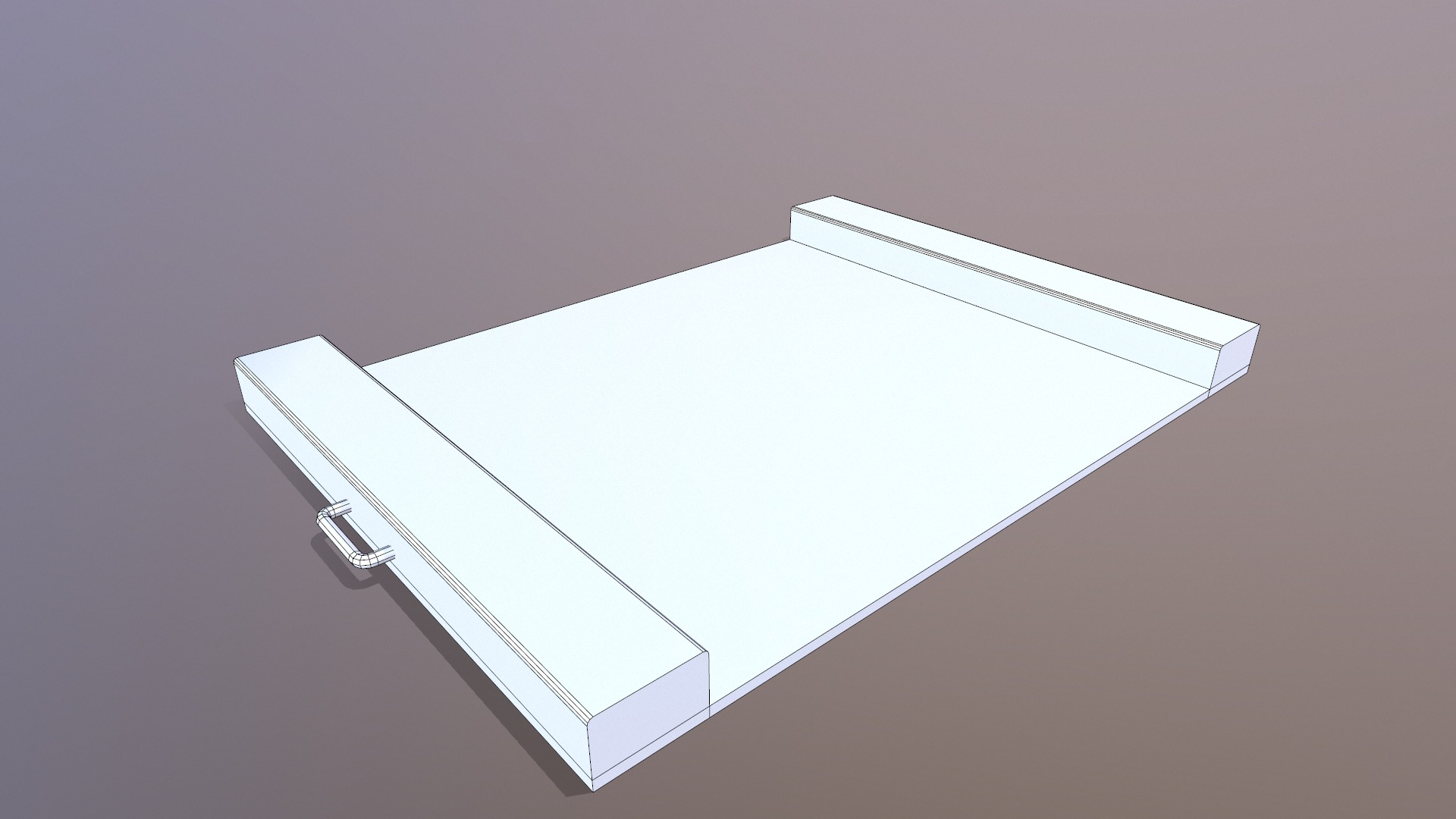 Tray 3D Model Low-poly 3D model_7