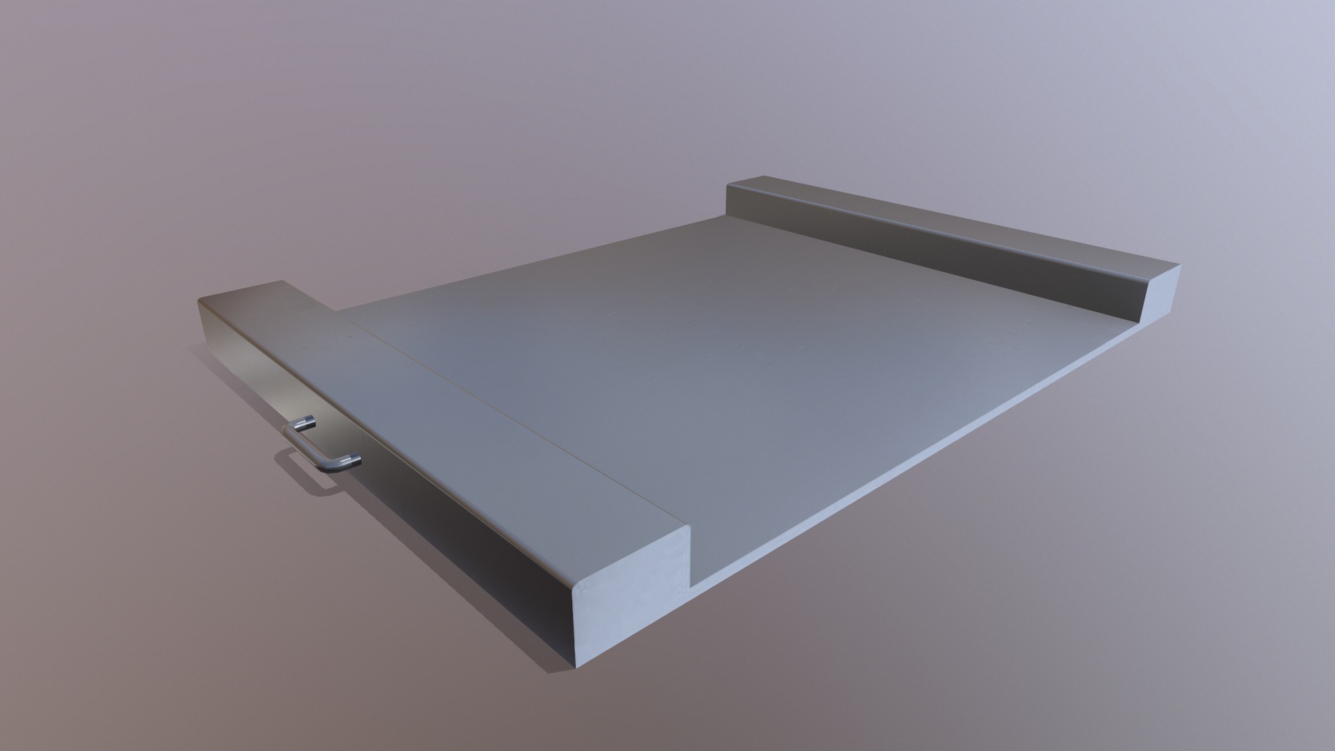 Tray 3D Model Low-poly 3D model_2