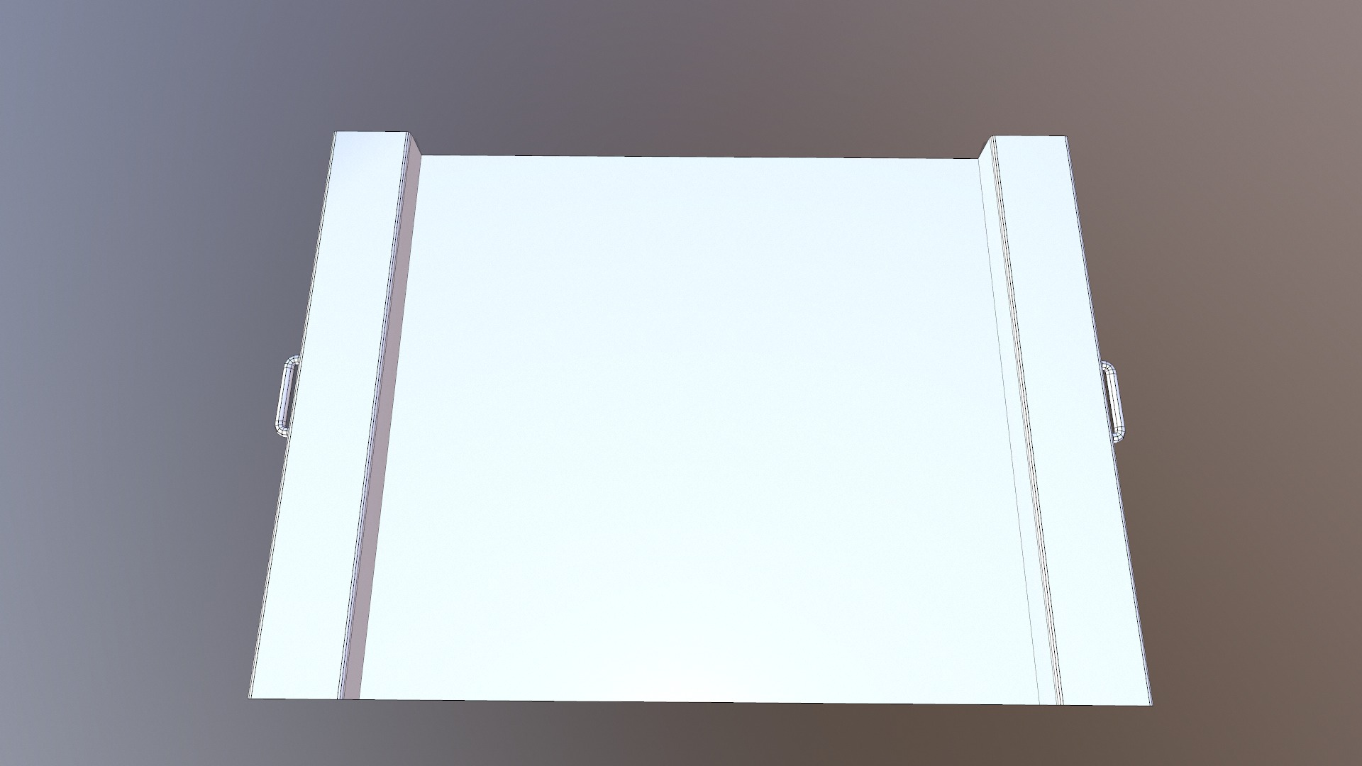 Tray 3D Model Low-poly 3D model_6