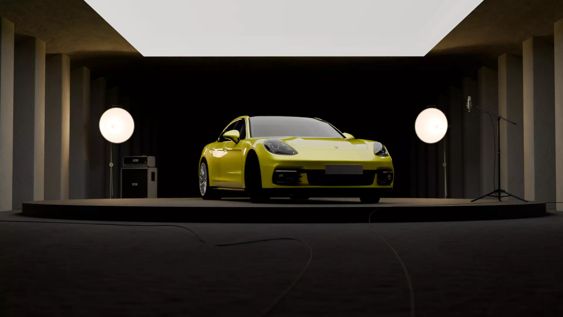Porsche Panameras 3D model