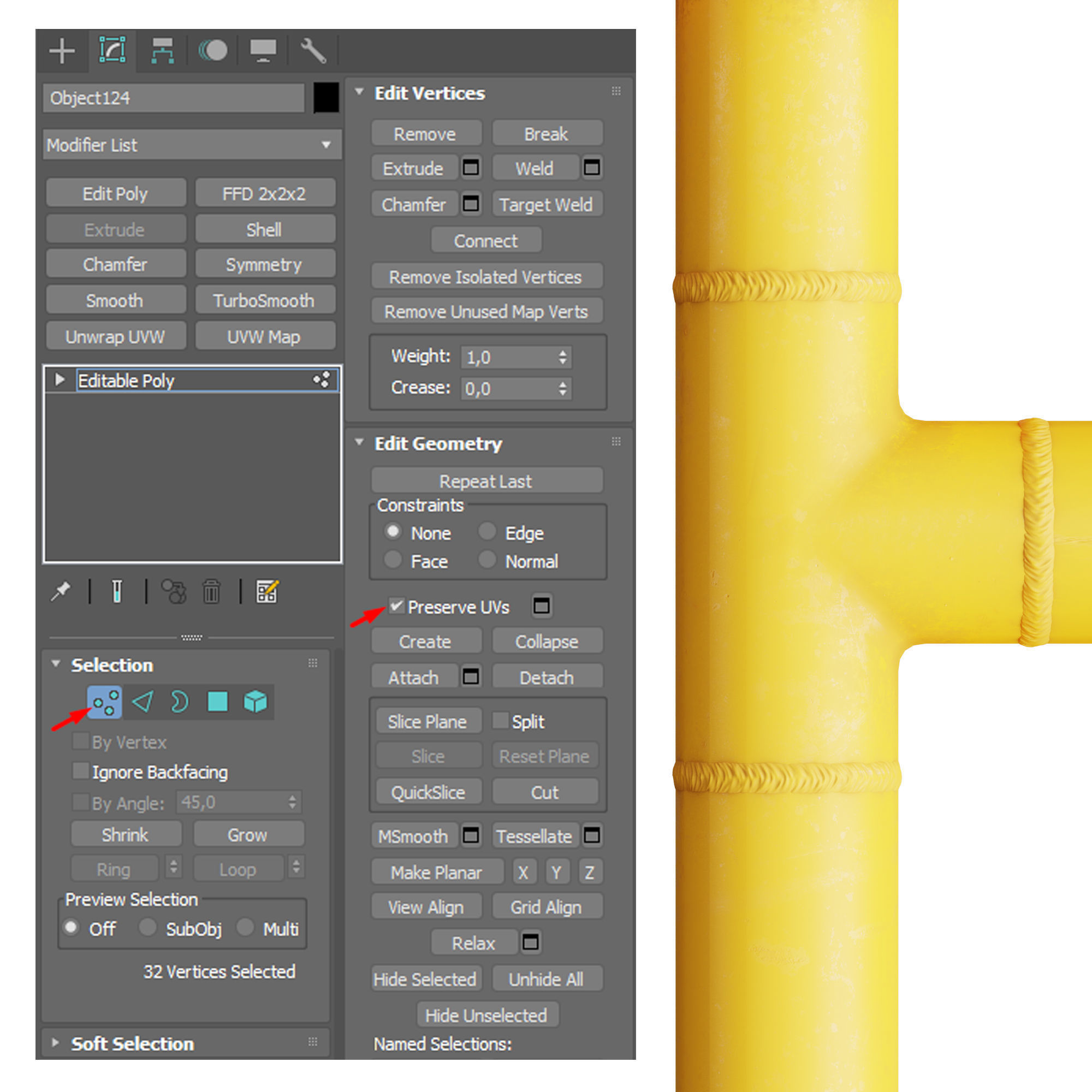Set of pipes and adapters 3D model_3
