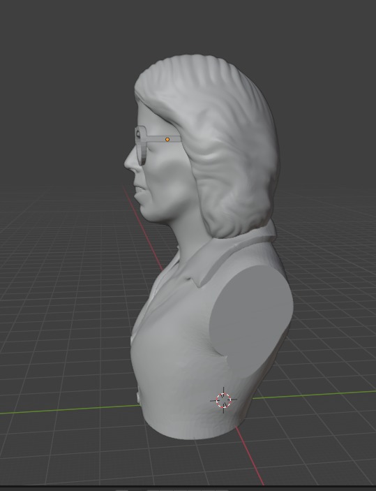 Billie Jean King 3D print model_1