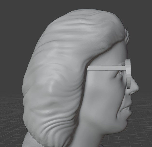 Billie Jean King 3D print model_6
