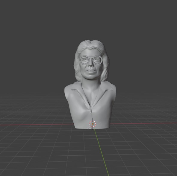 Billie Jean King 3D print model_12