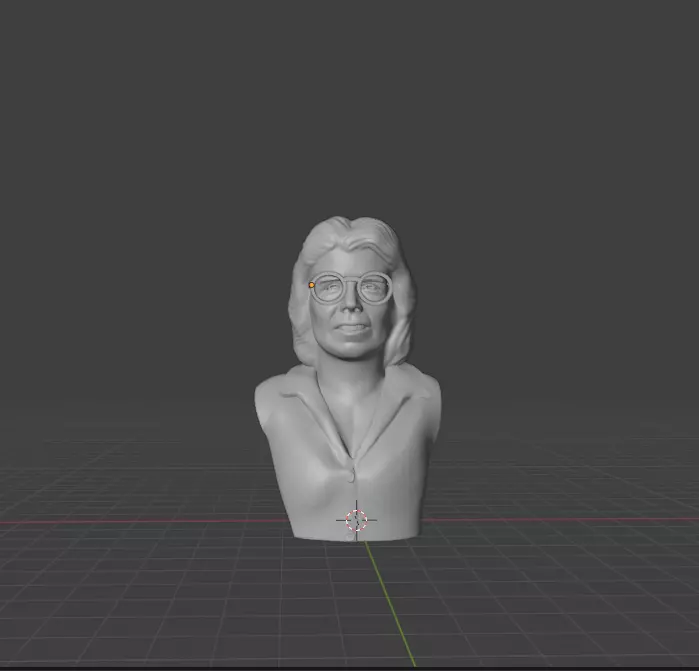 Billie Jean King 3D print model_0