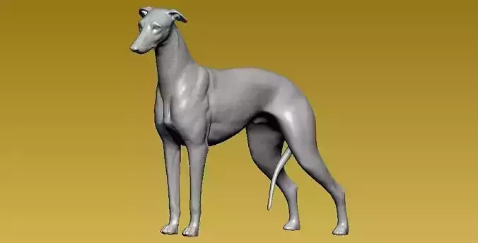 Grey Hound Statue -3D print