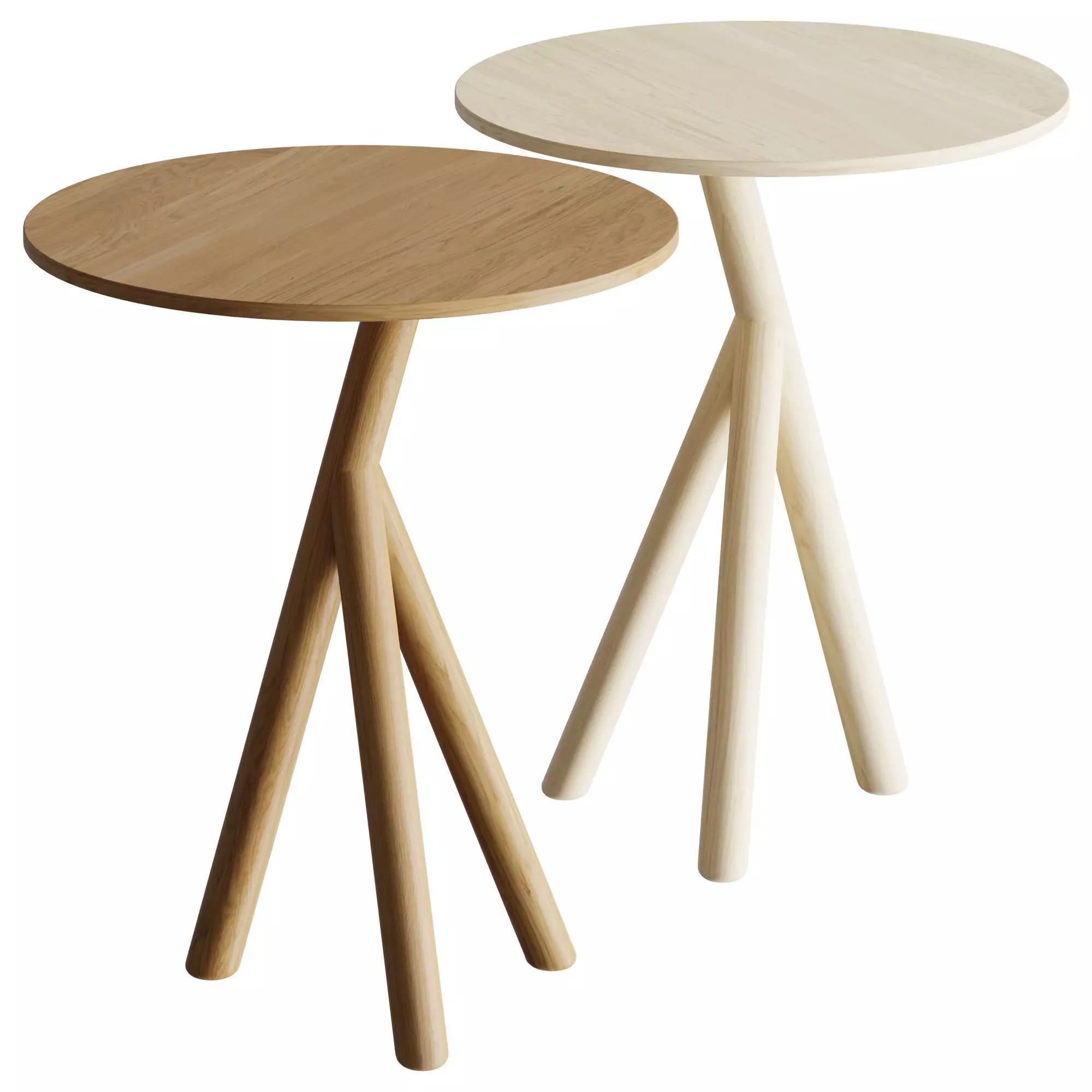 Stork Small Table Roda 3D model