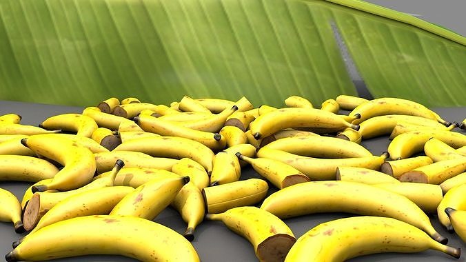 banana 3D model