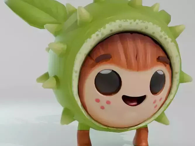 Chestnut - Rigged 3D Character