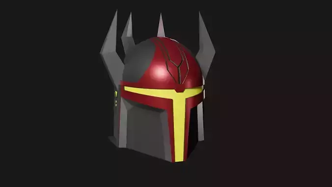 Mualdalorian Helmet - Gar Saxon - Star Wars 3D print model