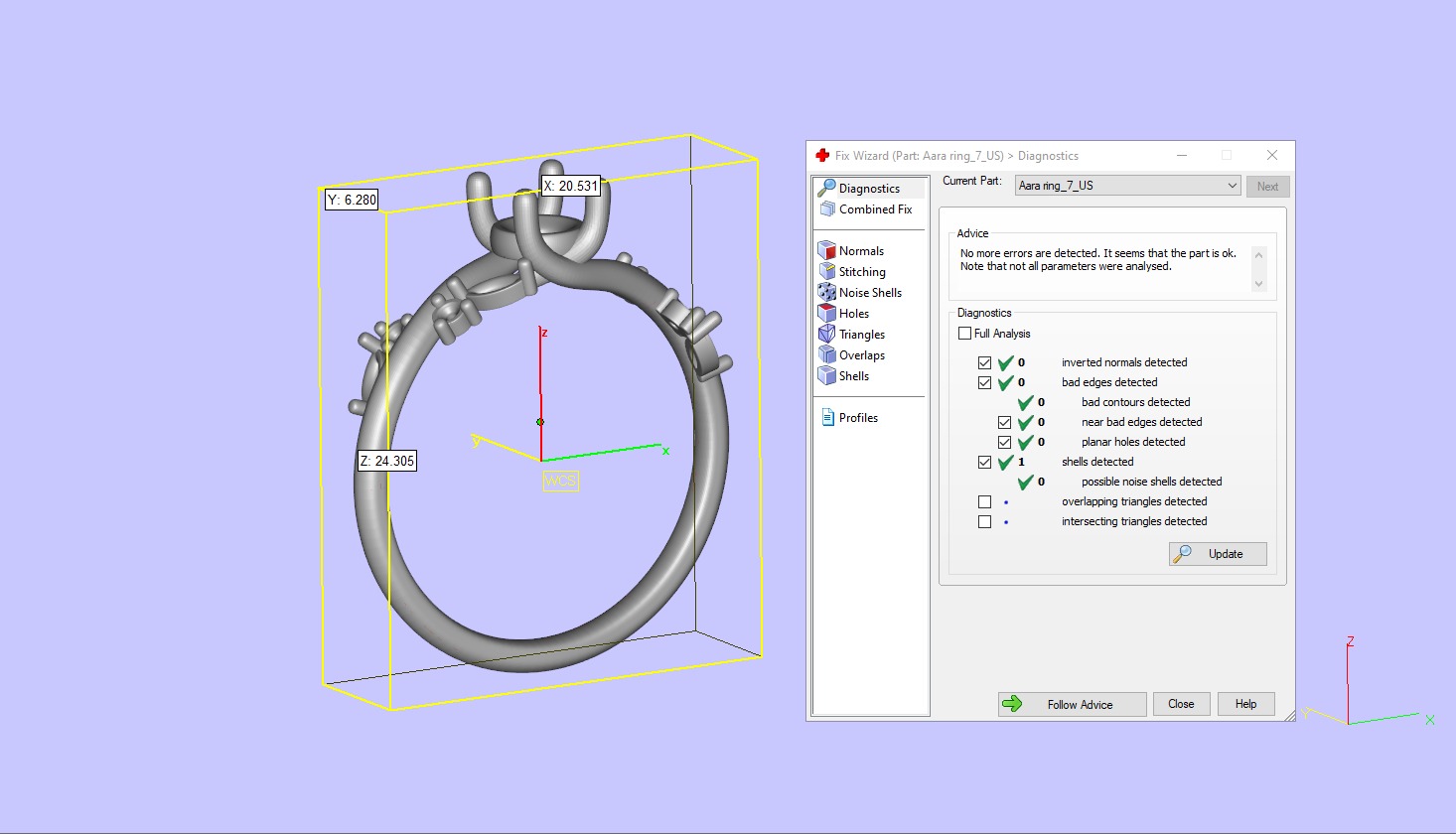 Aara Engagement Ring 3D print model_22