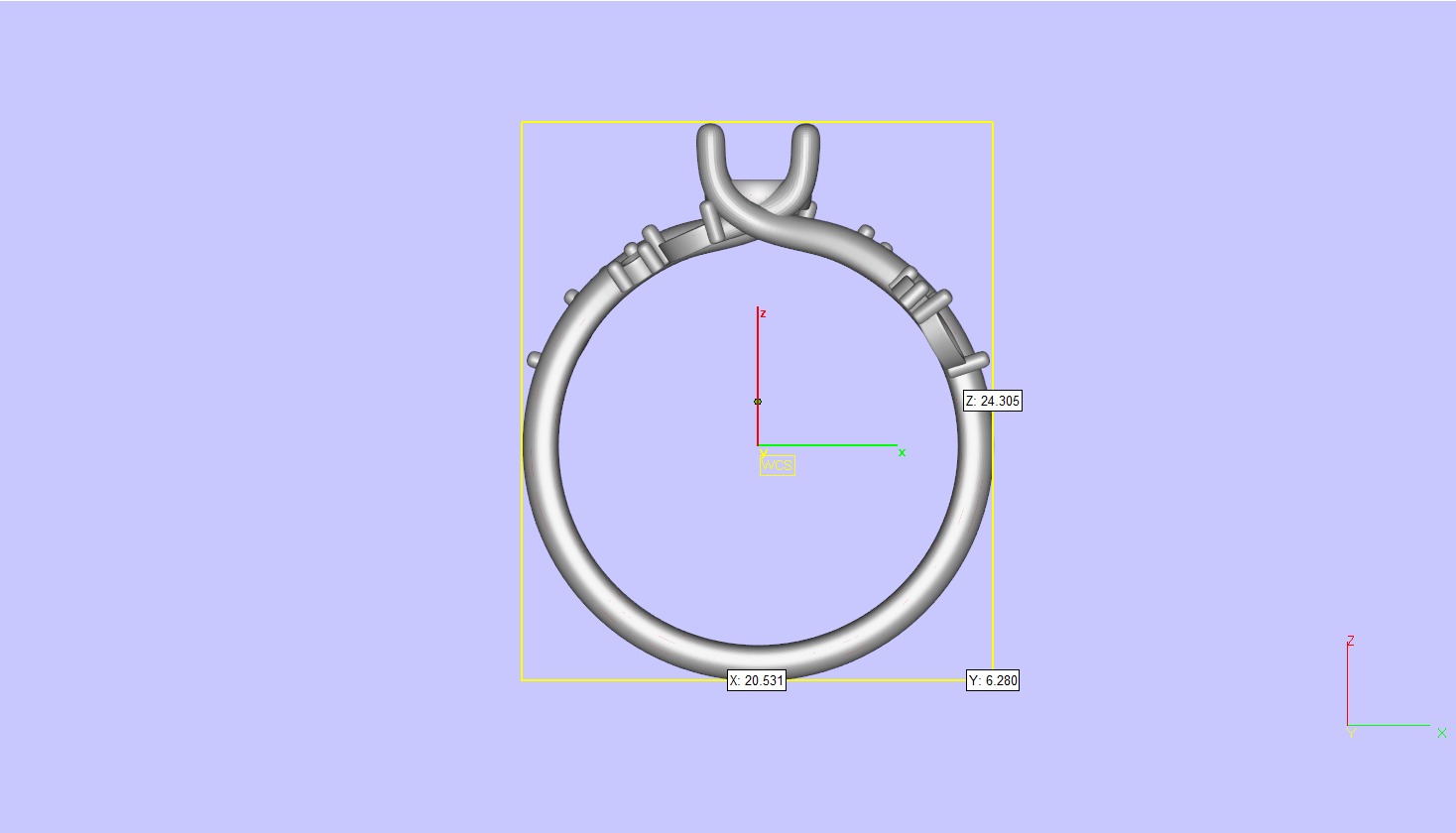 Aara Engagement Ring 3D print model_23