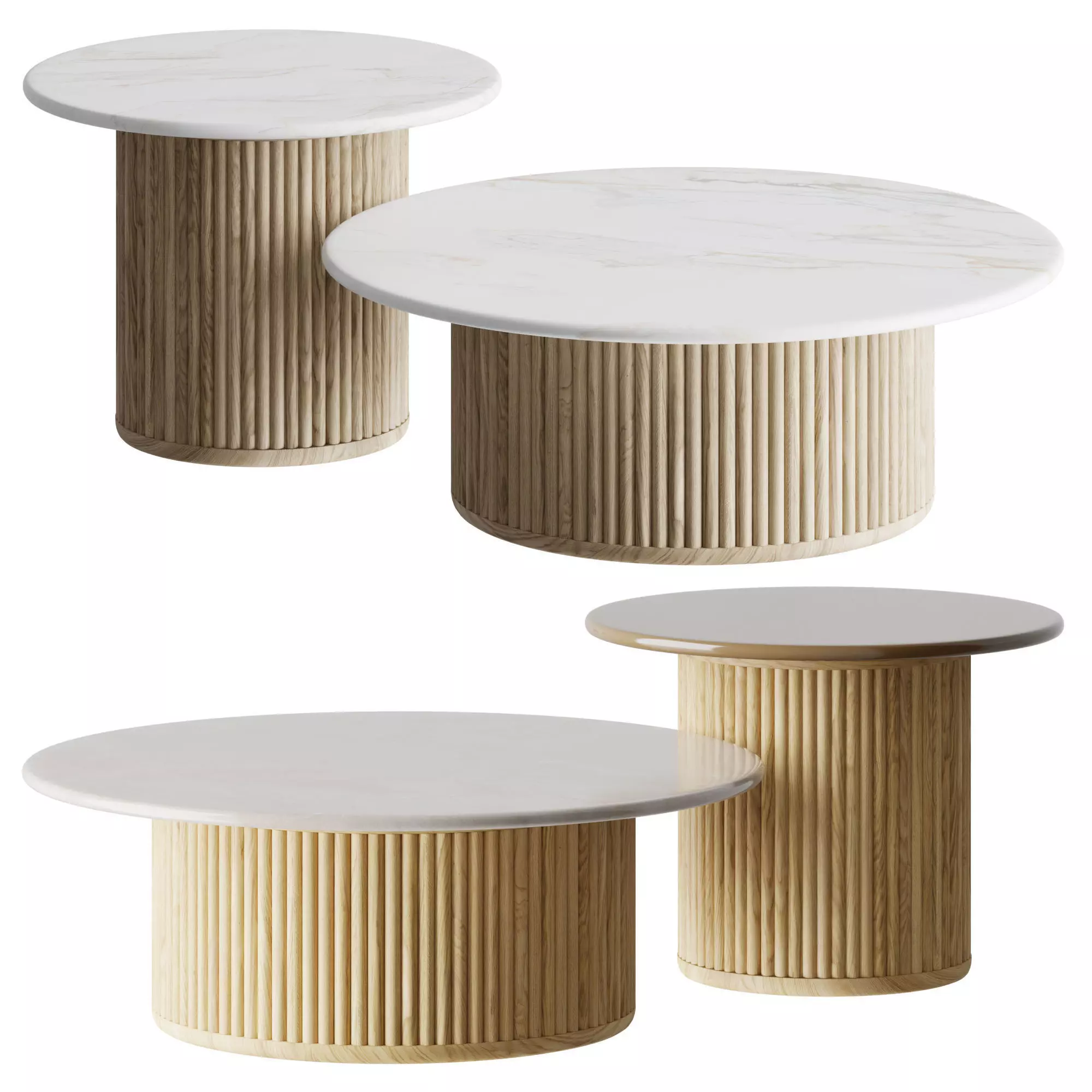 Otto Tribu Side Table 3D model_0