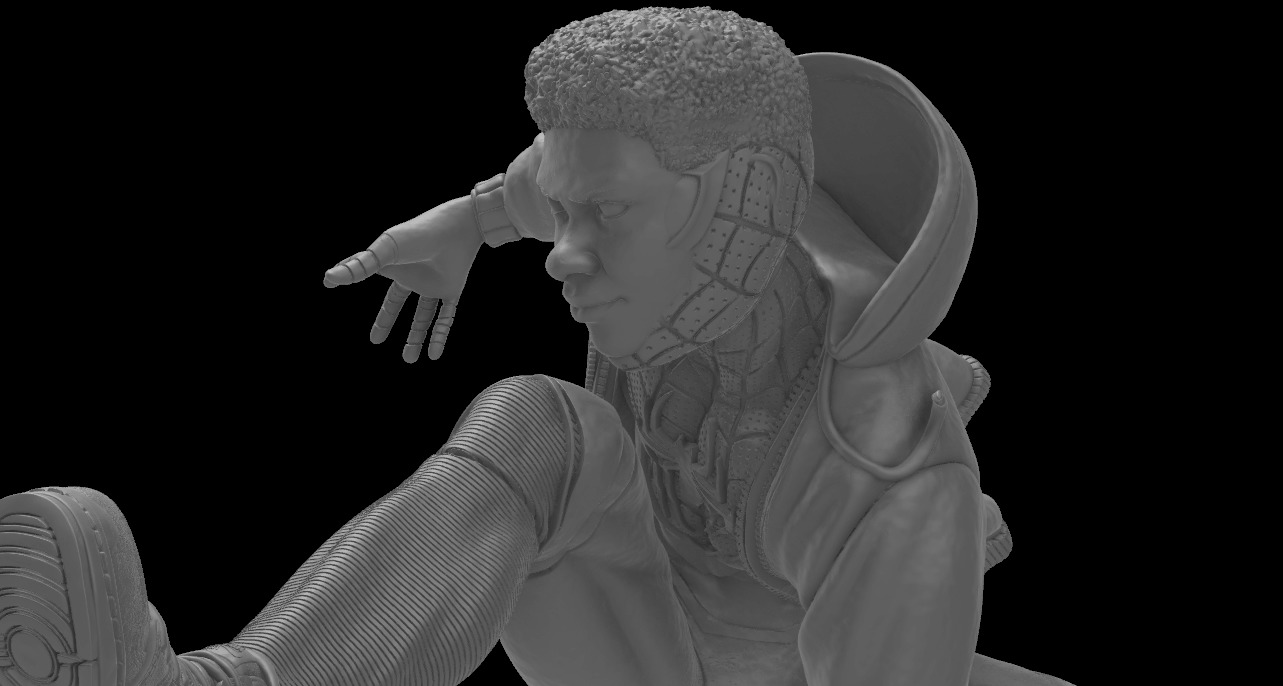 Spider-Verse Miles Morales 3D print model_2