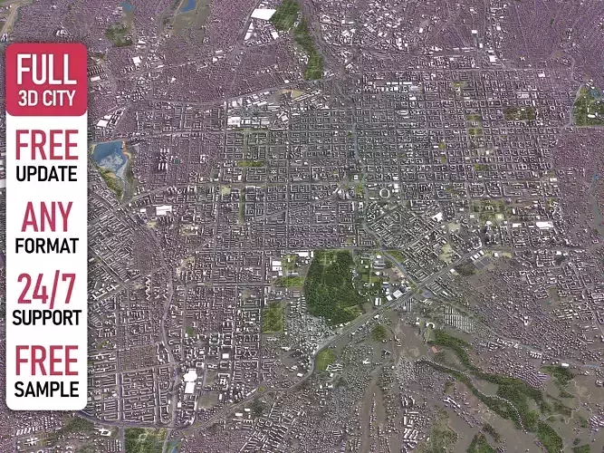 Almaty - 3D City Model