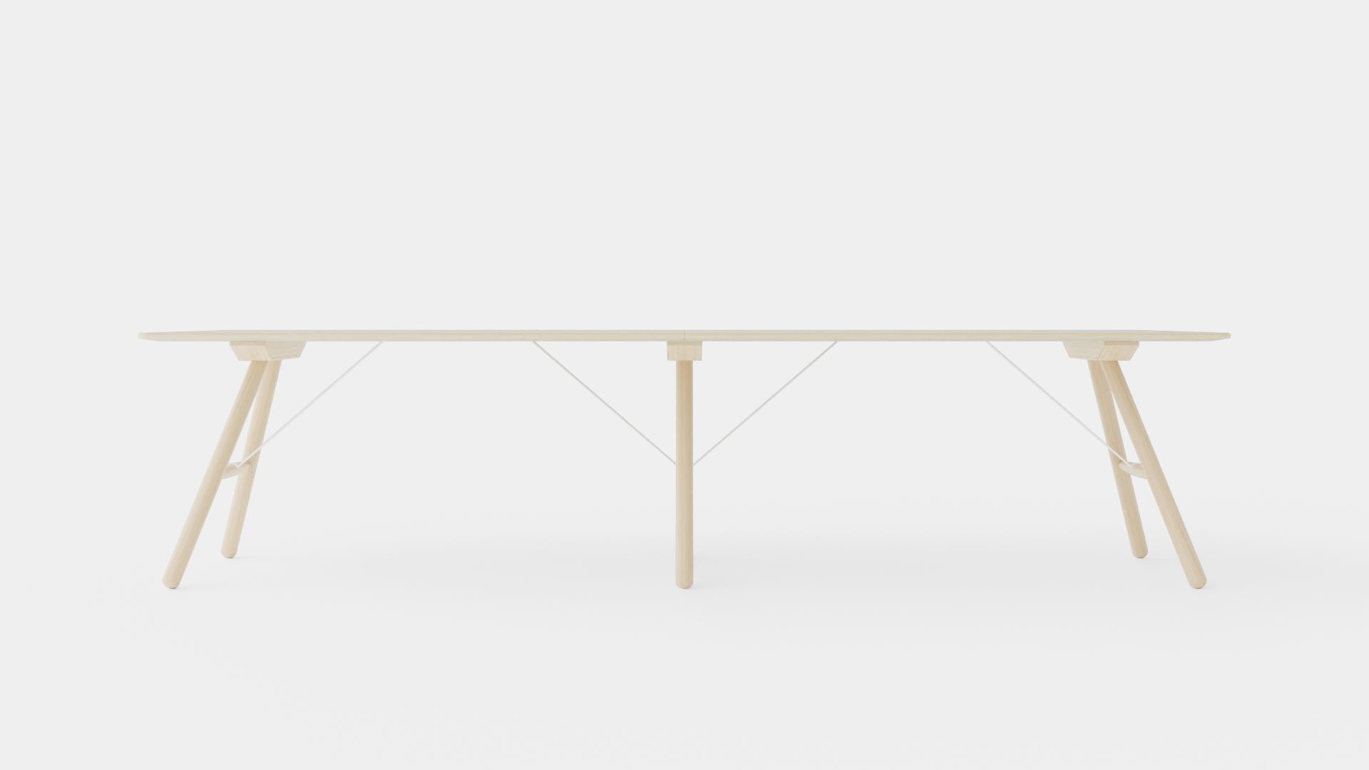 Table Grey Low-poly 3D model_1