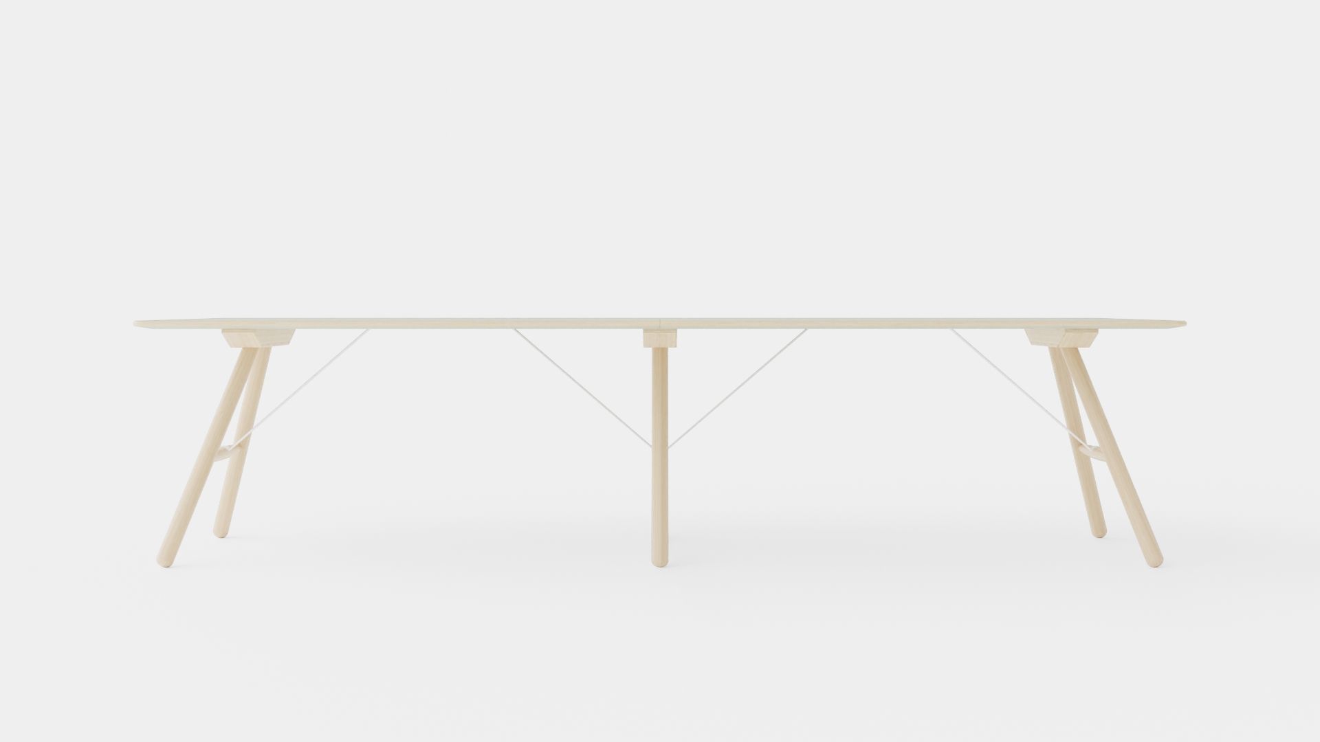 Table Grey Low-poly 3D model_4