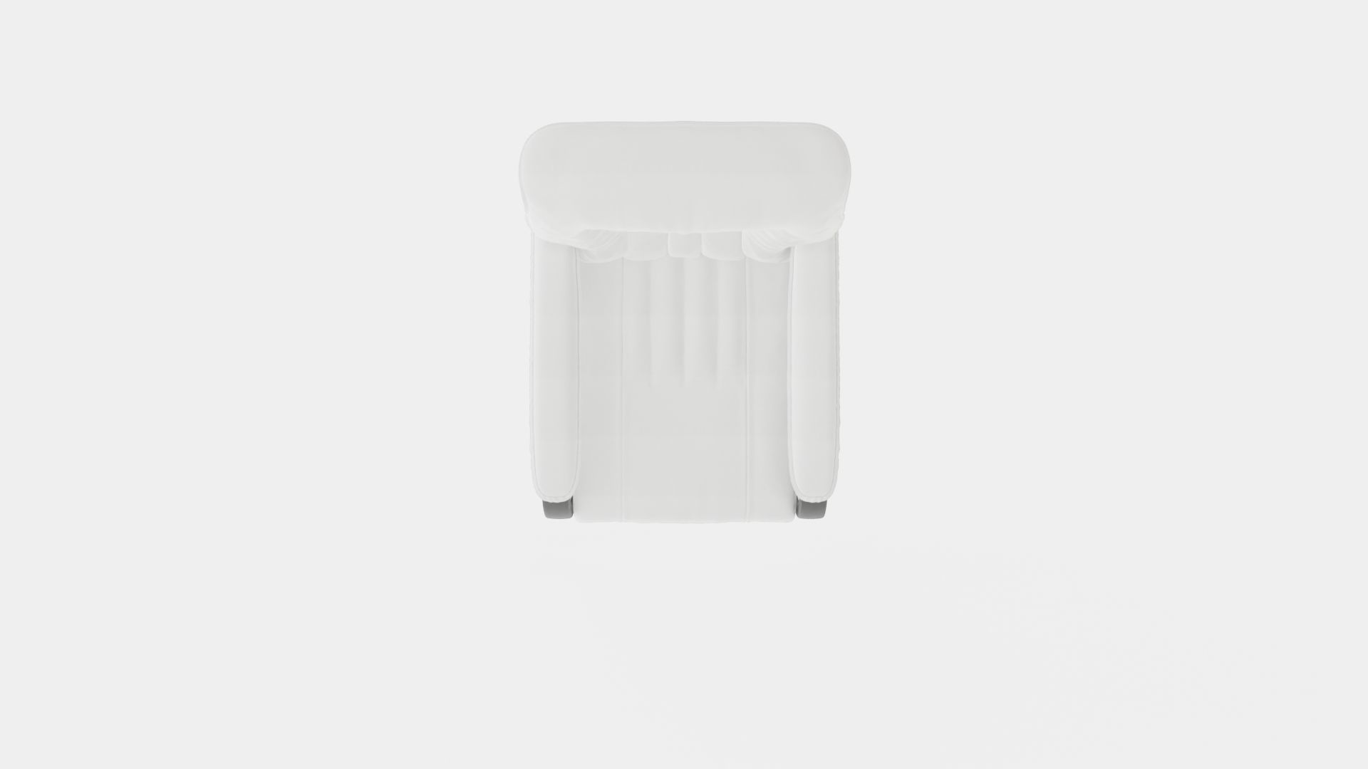 Fabric Armchair Low-poly 3D model_5