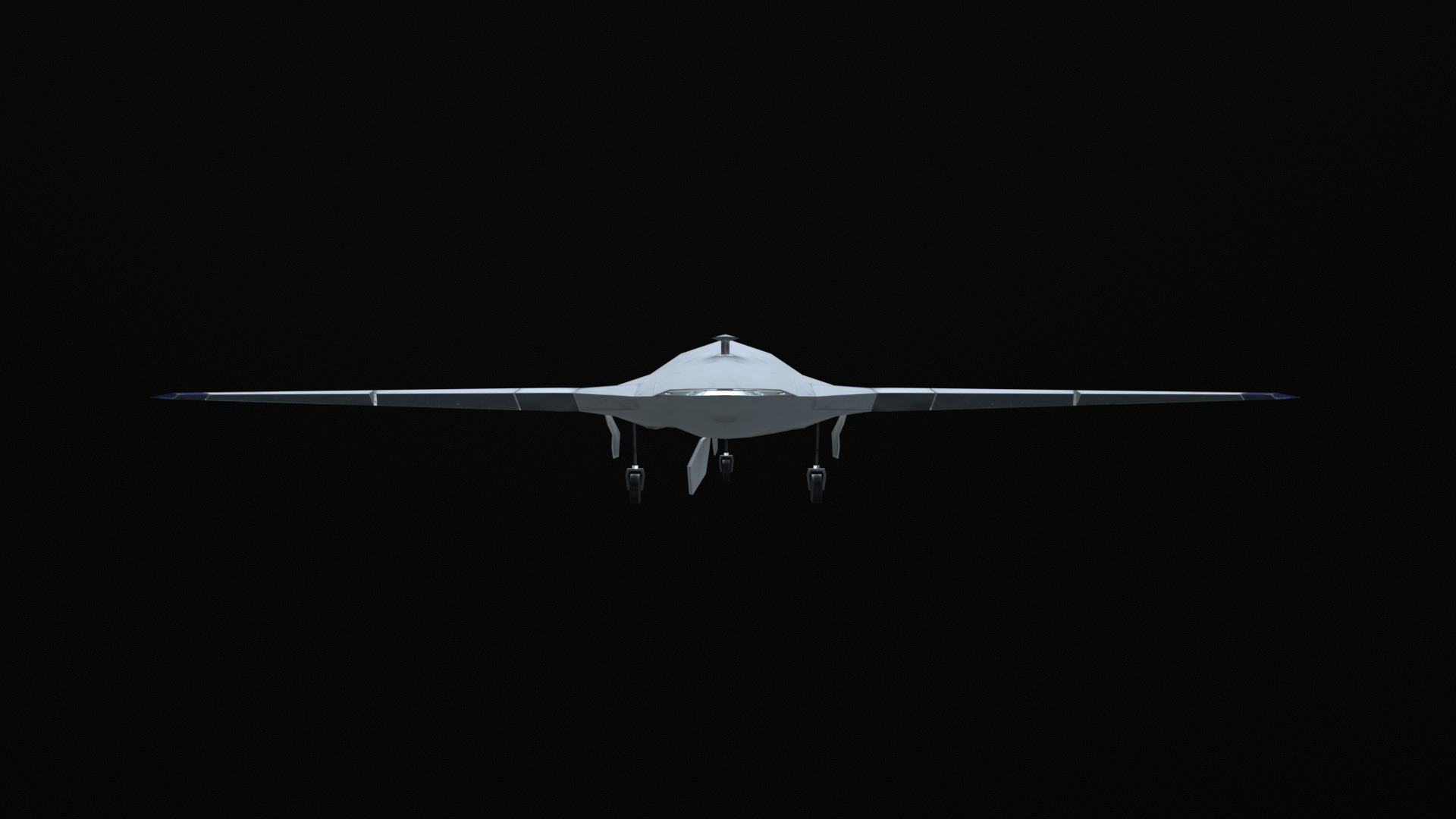 Asset - Army - UAV Boeing X45 - 3D MODEL Low-poly Low-poly 3D model_55