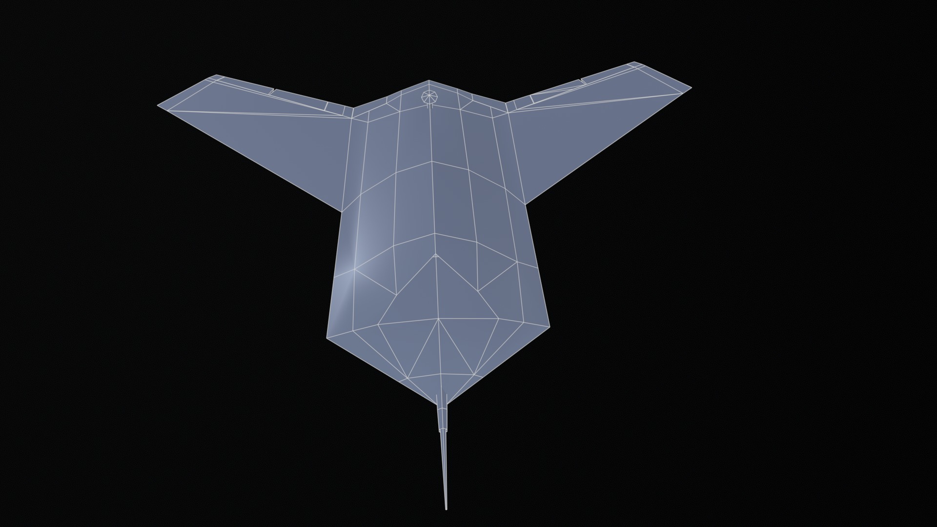 Asset - Army - UAV Boeing X45 - 3D MODEL Low-poly Low-poly 3D model_36