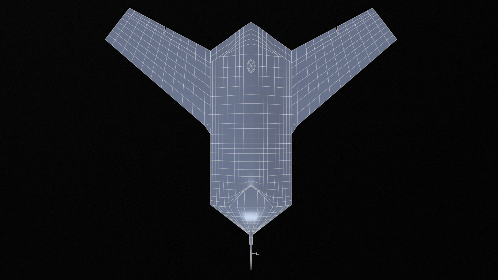 Asset - Army - UAV Boeing X45 - 3D MODEL Low-poly Low-poly 3D model_46