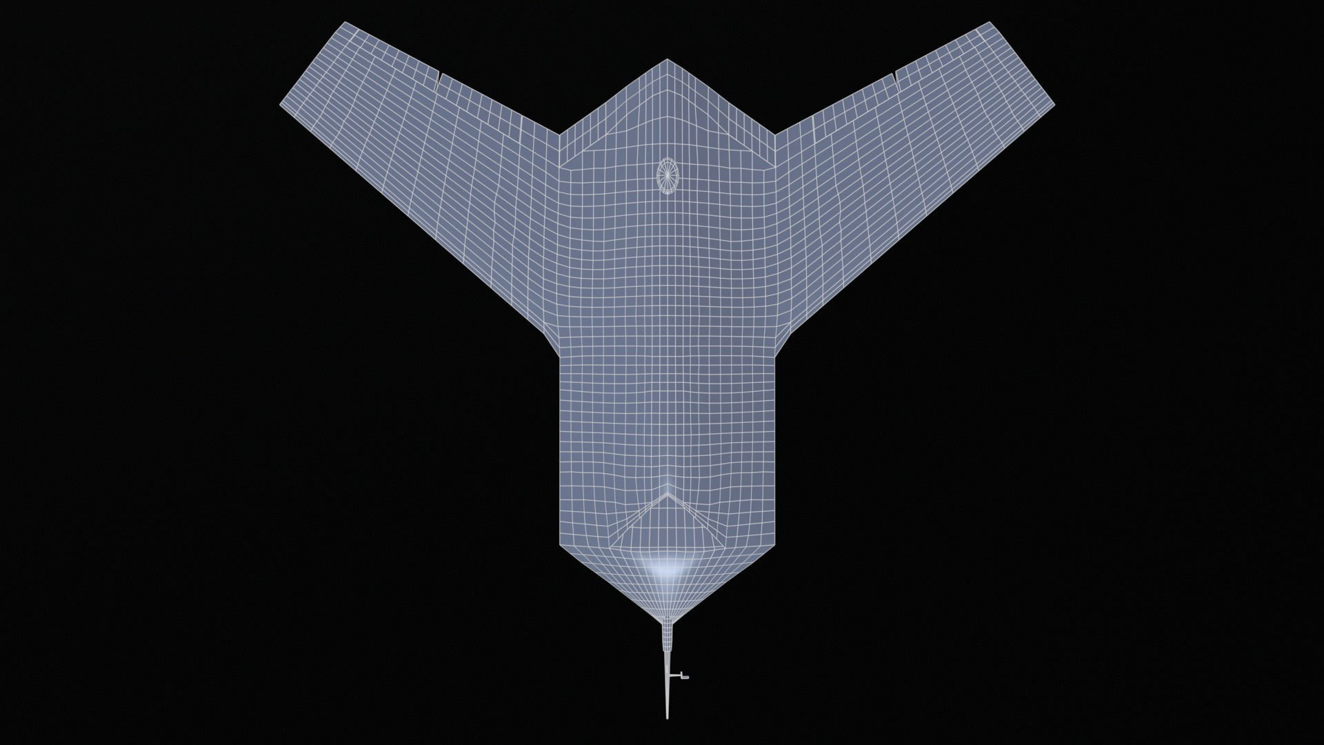 Asset - Army - UAV Boeing X45 - 3D MODEL Low-poly Low-poly 3D model_30