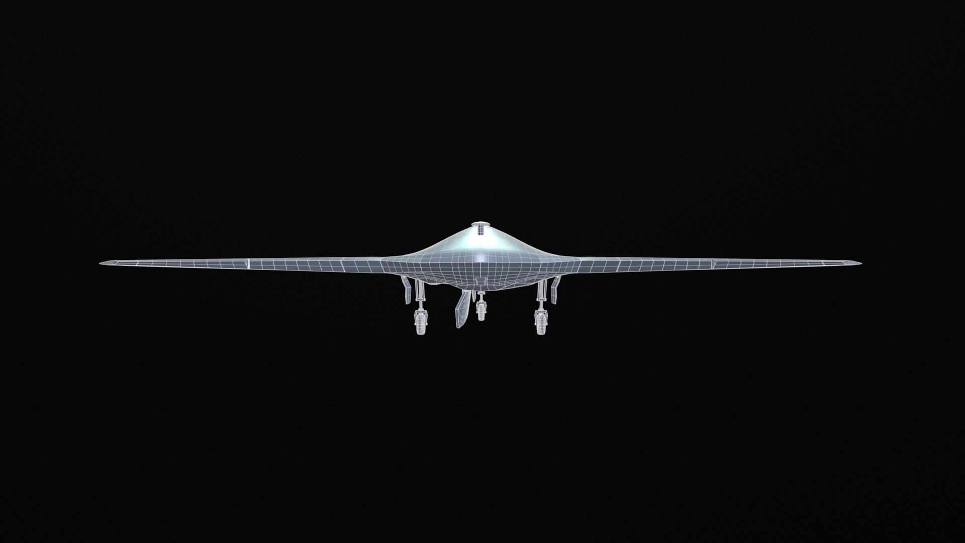 Asset - Army - UAV Boeing X45 - 3D MODEL Low-poly Low-poly 3D model_22
