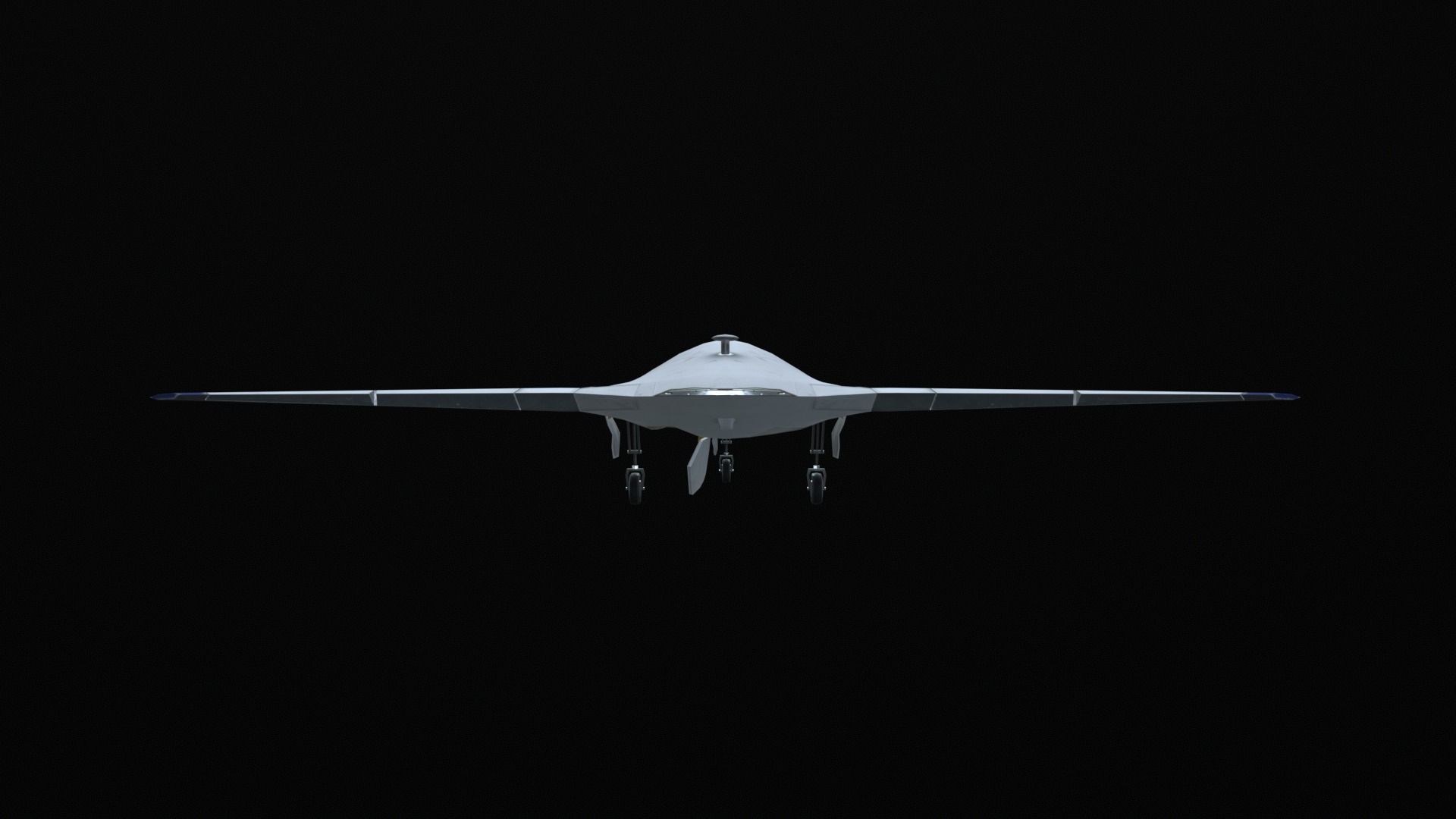 Asset - Army - UAV Boeing X45 - 3D MODEL Low-poly Low-poly 3D model_26