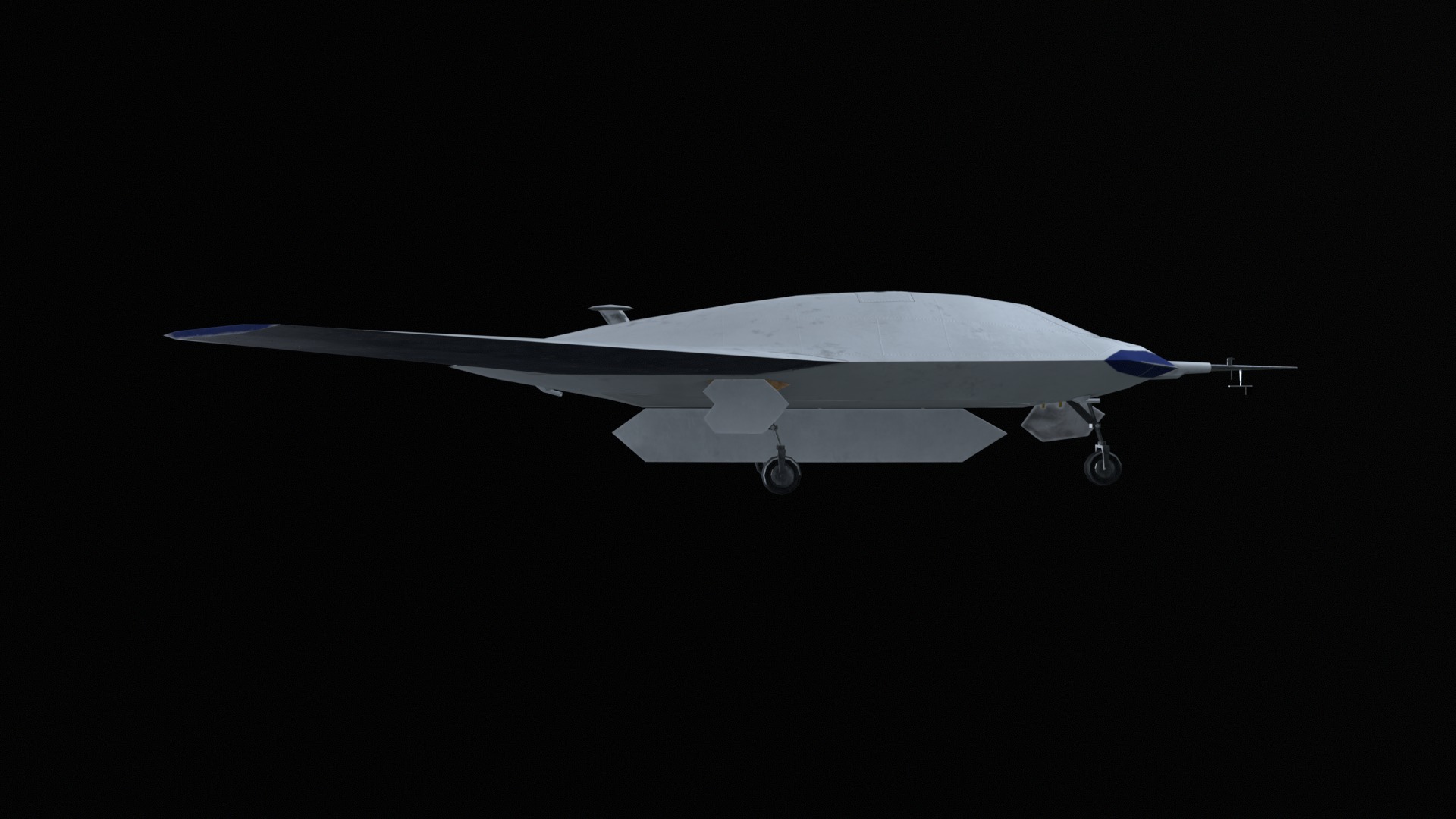 Asset - Army - UAV Boeing X45 - 3D MODEL Low-poly Low-poly 3D model_17
