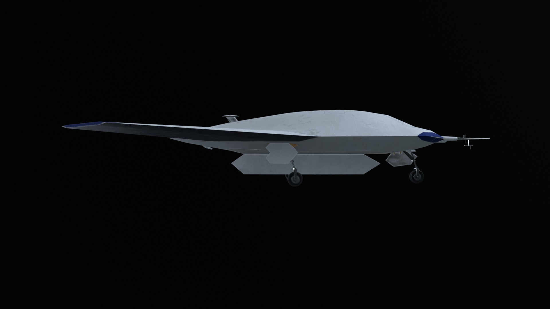 Asset - Army - UAV Boeing X45 - 3D MODEL Low-poly Low-poly 3D model_42