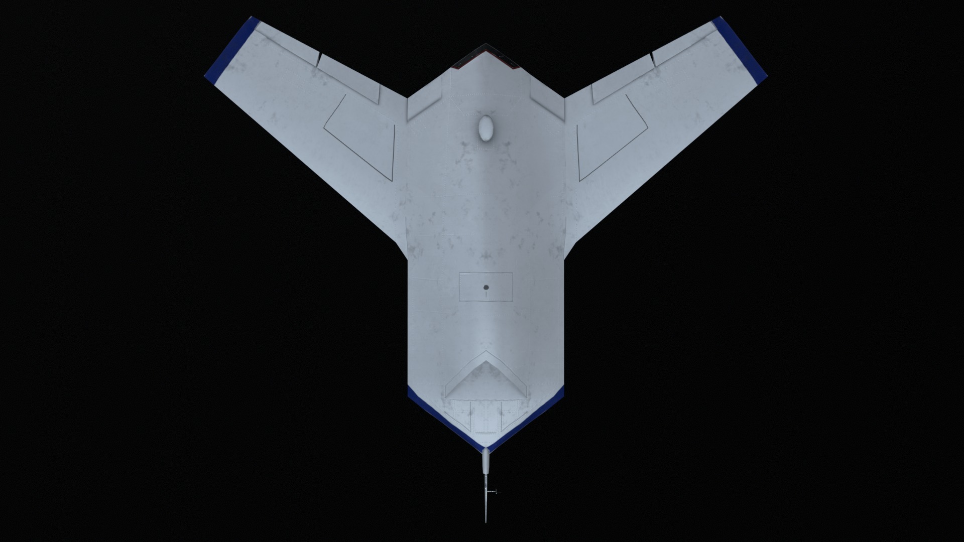 Asset - Army - UAV Boeing X45 - 3D MODEL Low-poly Low-poly 3D model_11