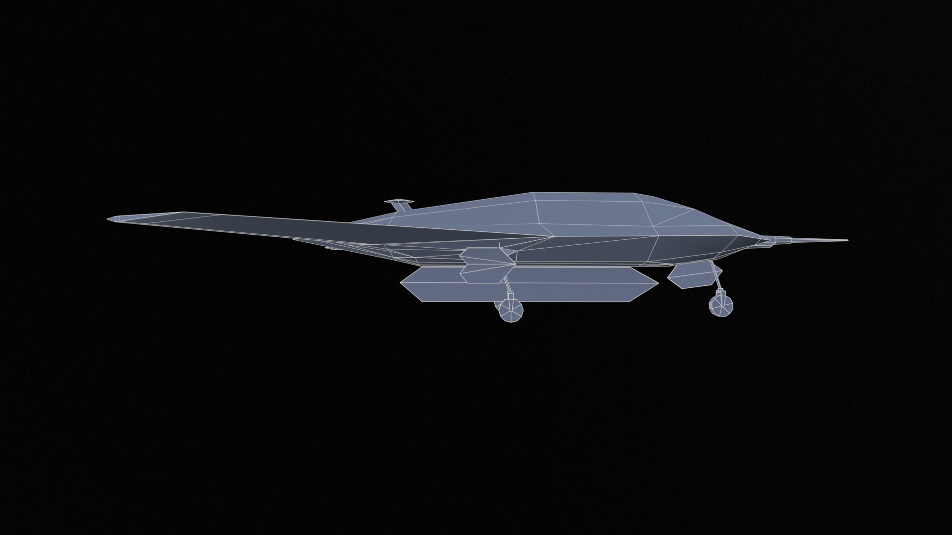 Asset - Army - UAV Boeing X45 - 3D MODEL Low-poly Low-poly 3D model_54