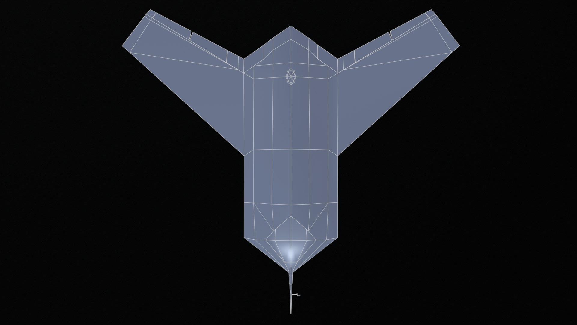 Asset - Army - UAV Boeing X45 - 3D MODEL Low-poly Low-poly 3D model_49